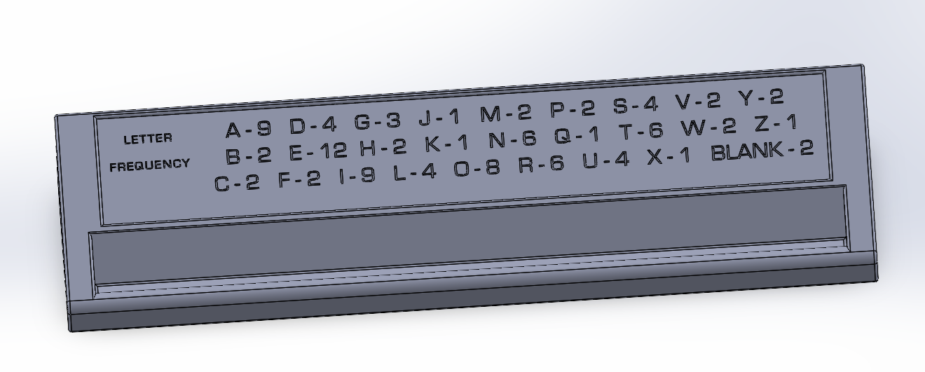 Scrabble Letter Tray - photo 3