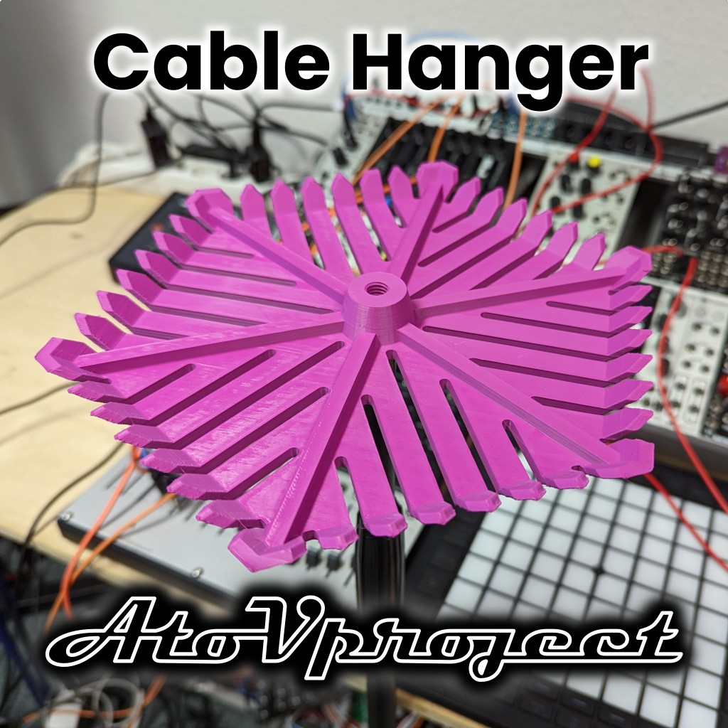 Eurorack Mic Stand Cable hanger