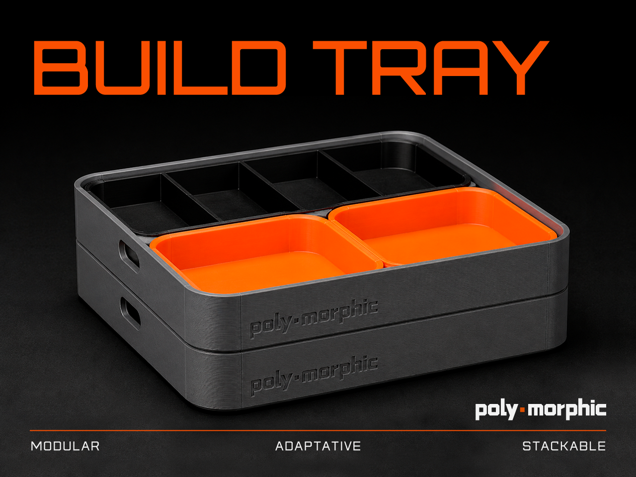 Build Tray — Modular Organizer for Assembly, Disassembly and Maintenance