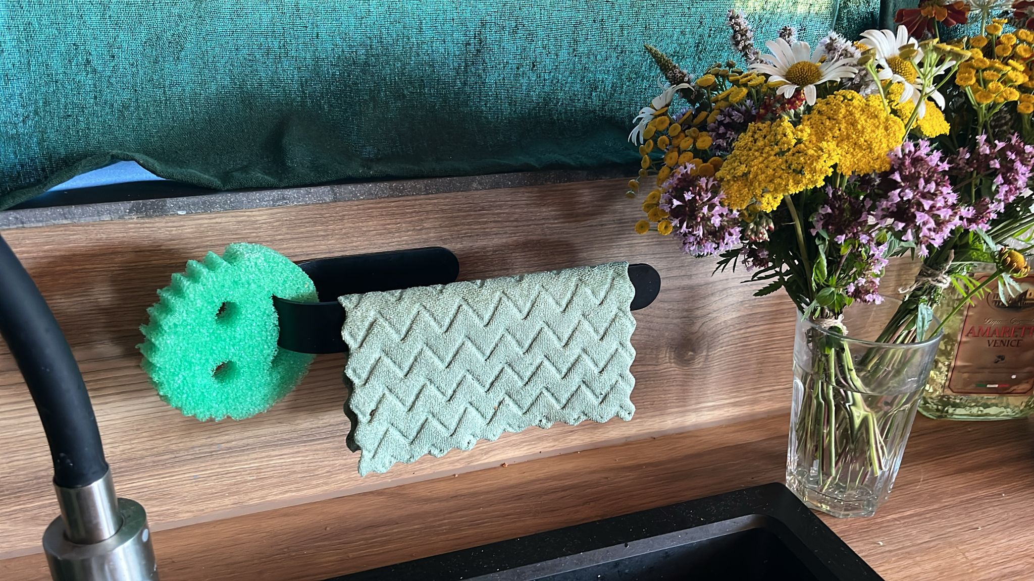 Kitchen Sink Cloth & Sponge Holder
