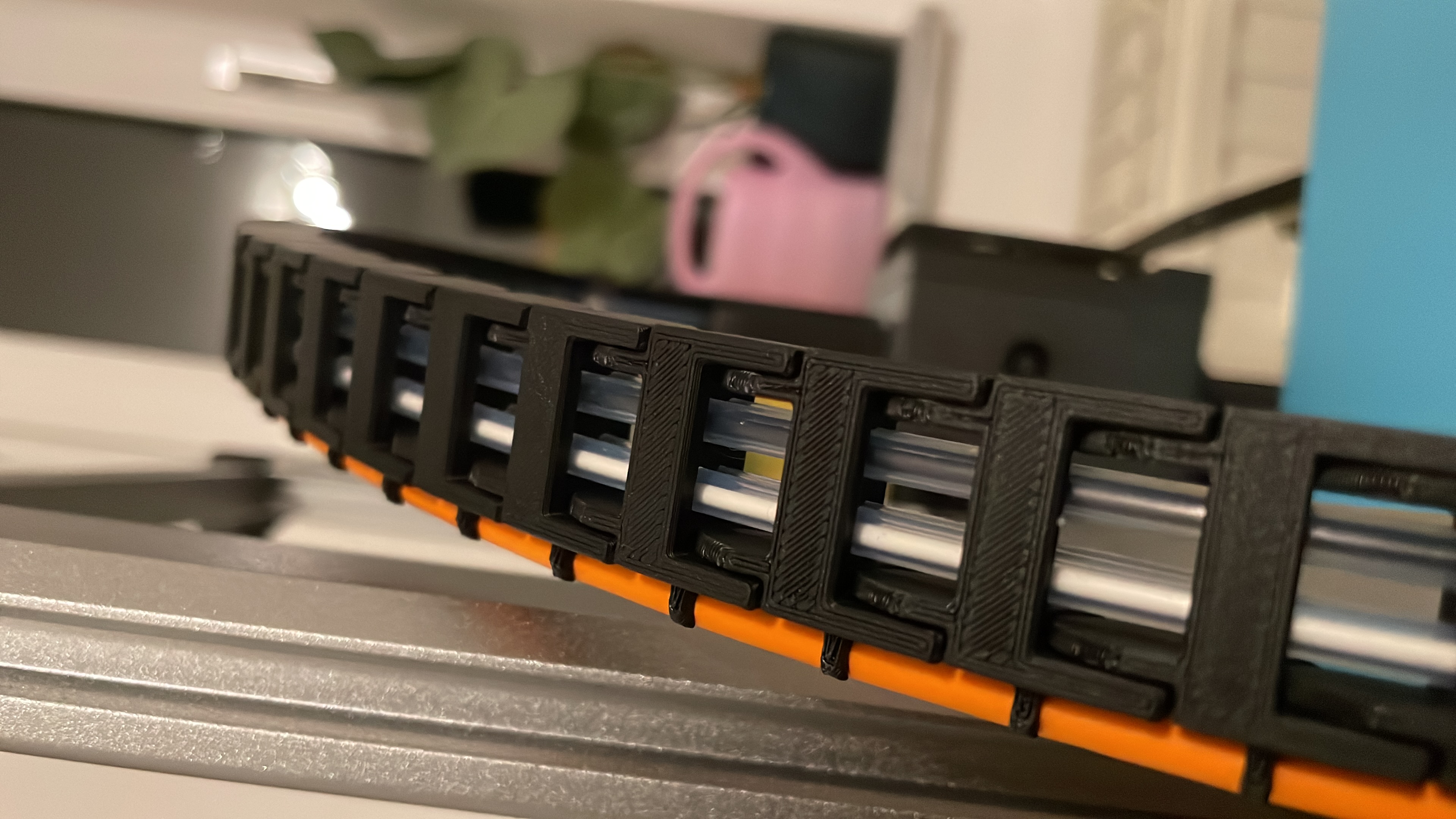 Cable Chain for PTFE Tubes and Cable for Anycubic Kobra 3 Combo - photo 2