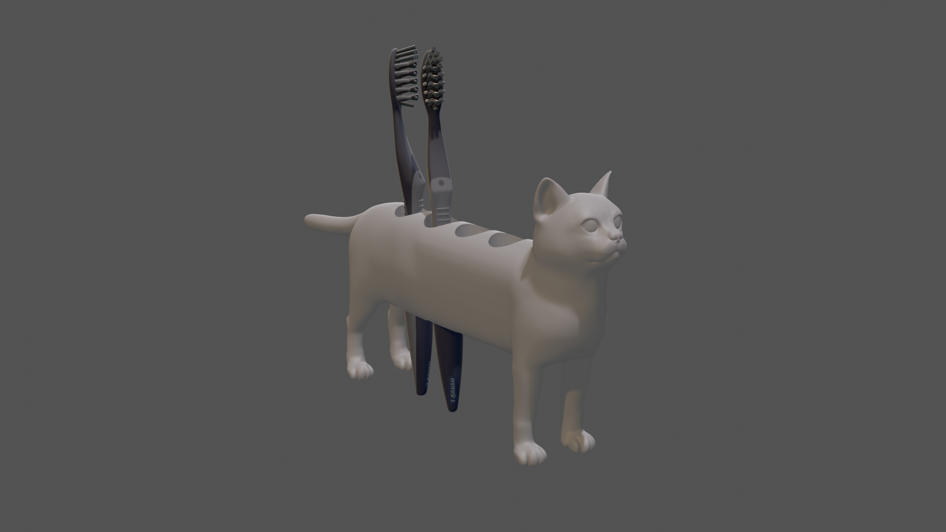 Toothbrush Cat - Bathroom Accessory - photo 2