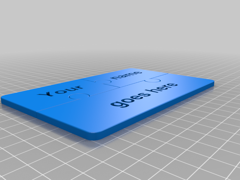 Door Puzzle Nametag (2-6 names) Customisable - photo 2