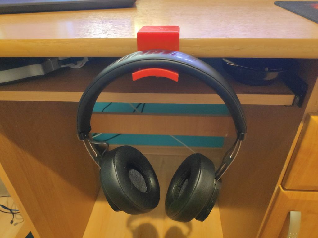 headphones desk clamp holder with screw