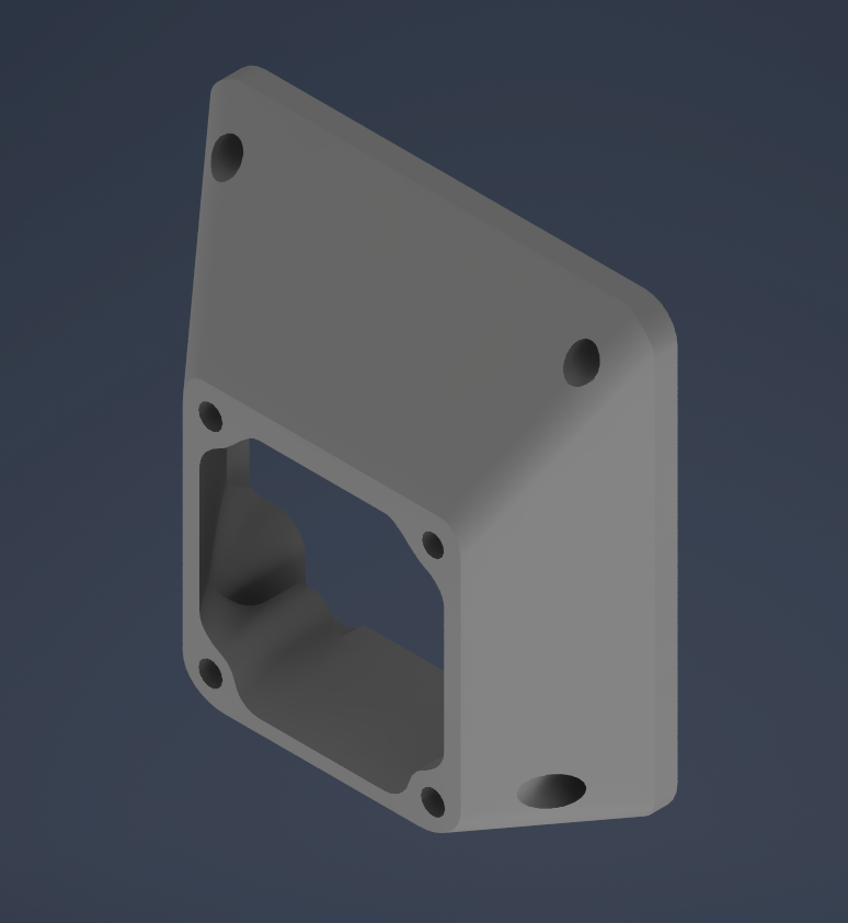 Ender 3 V3 SE 25-40mm fan bracket - Low profile - photo 2