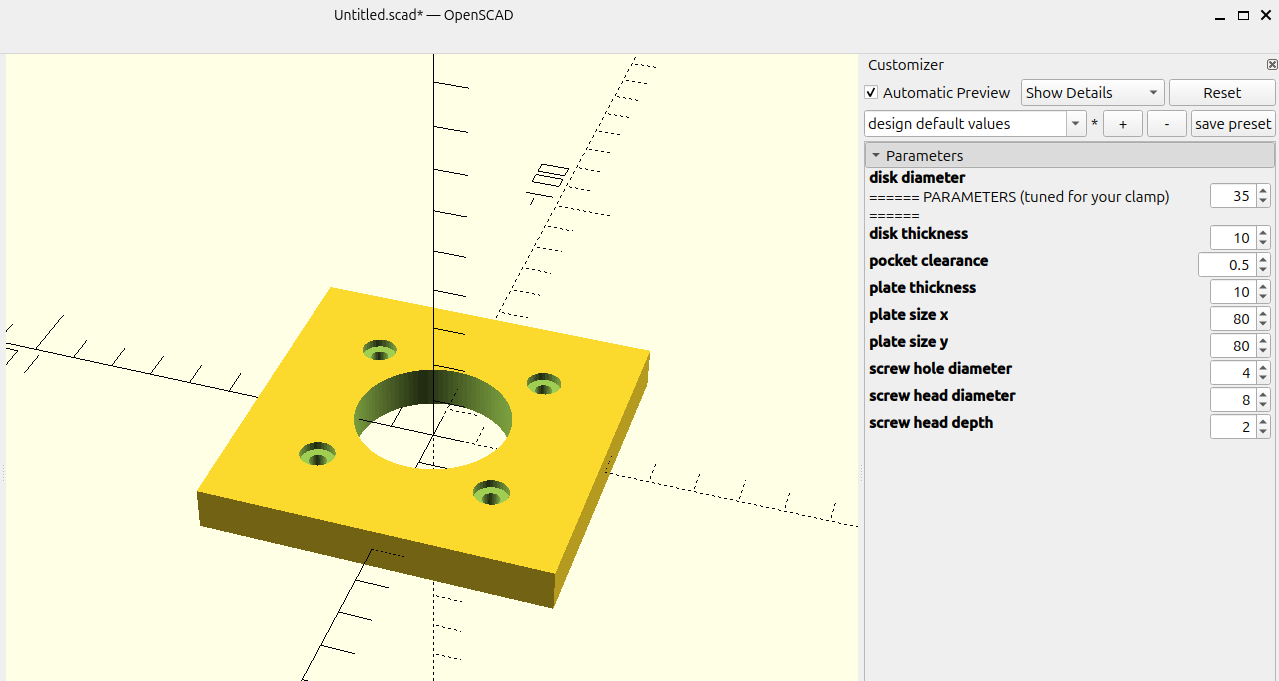 Desk Clamp Stabilizer Plate - photo 4