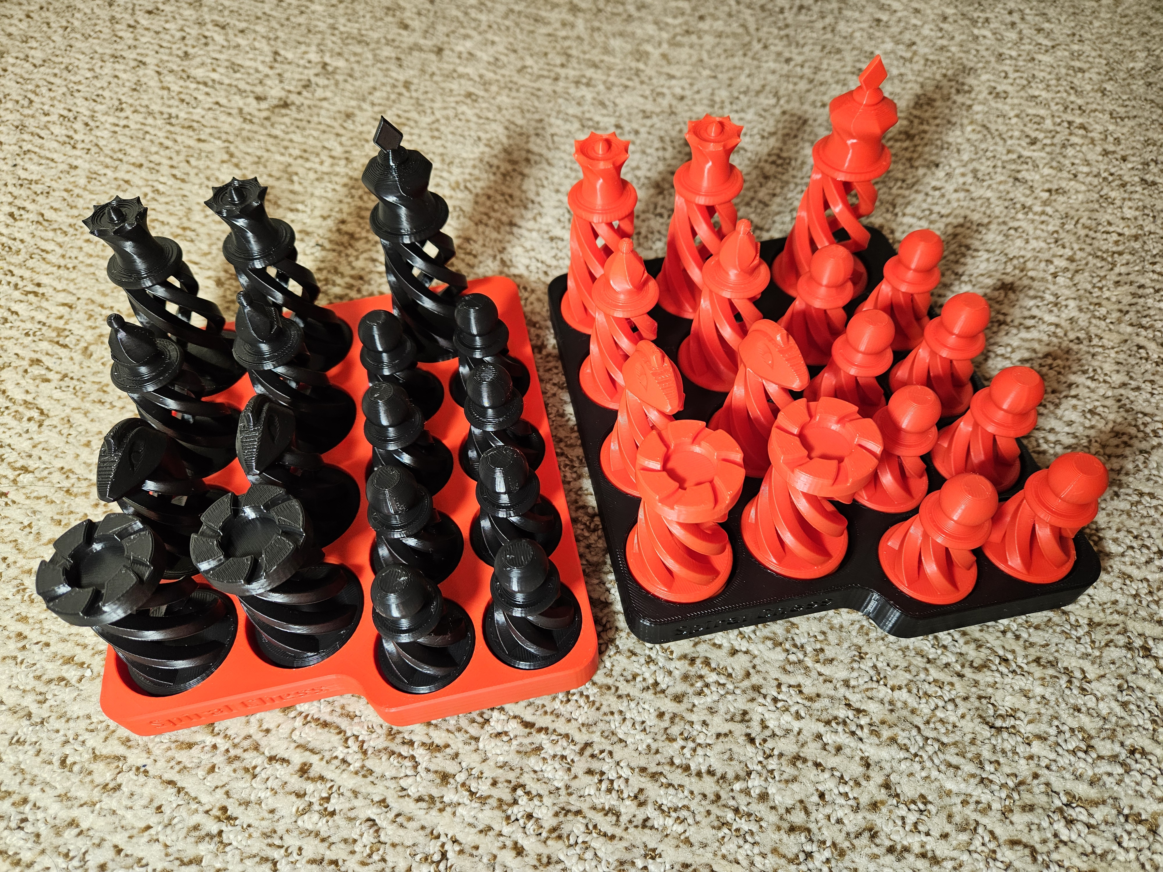 Spiral Chess Set Custom Tray - photo 3