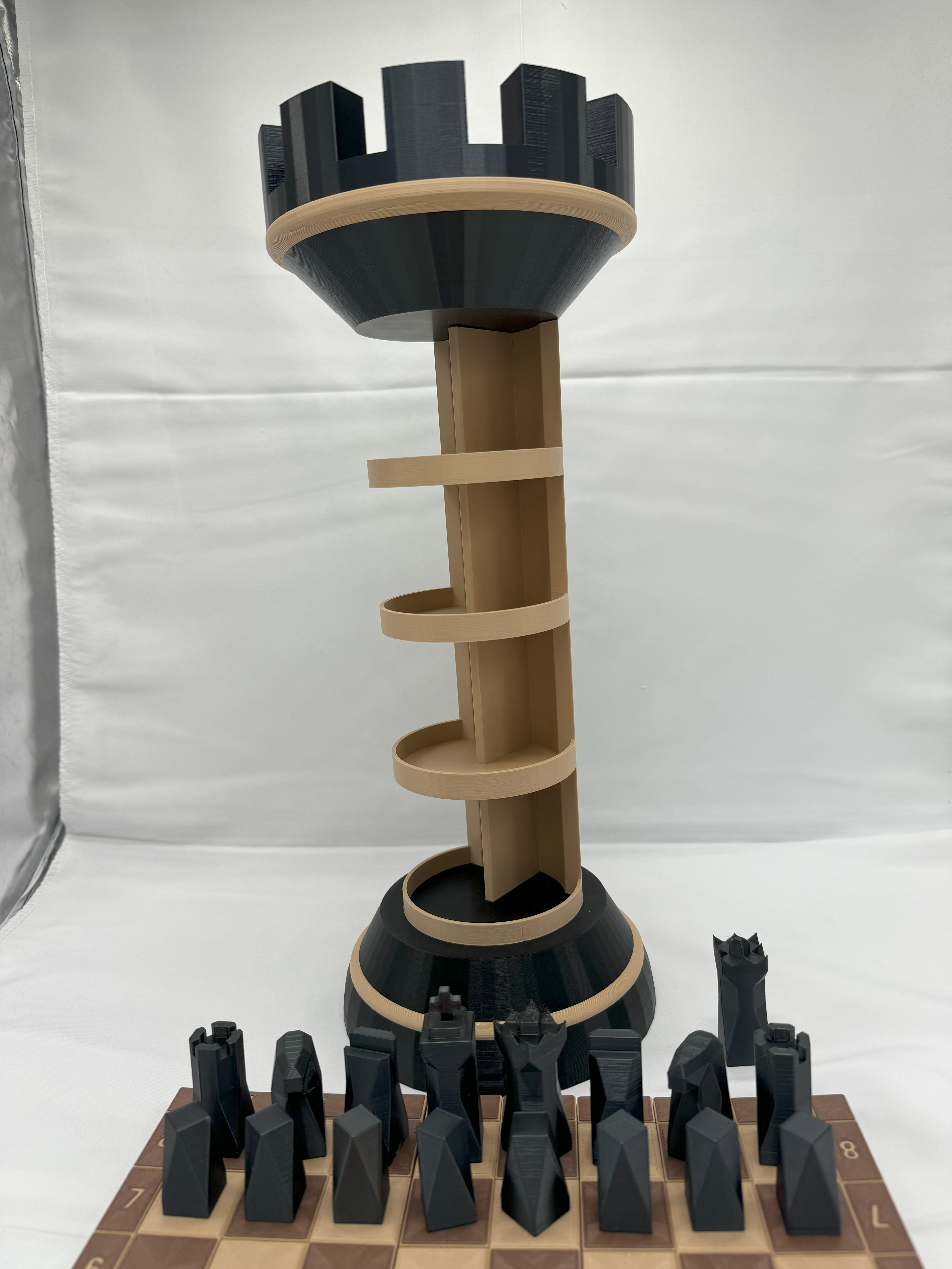 MagnoWrap Rook Chess Tower – Flexible Magnetic Chess Board with Storage - photo 4
