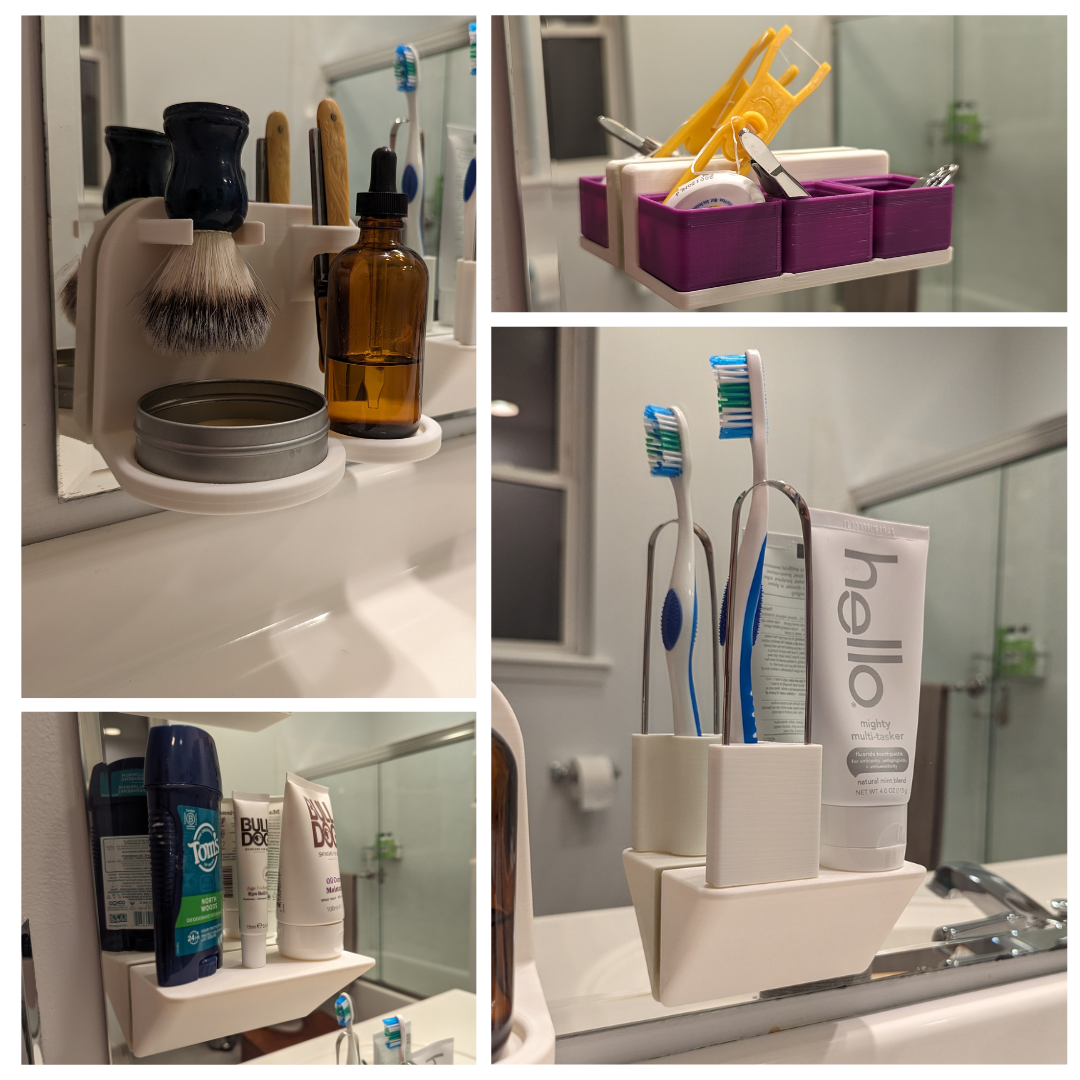 Suction Cup "Floating" Shelves for Bathroom, Kitchen, and more - photo 2
