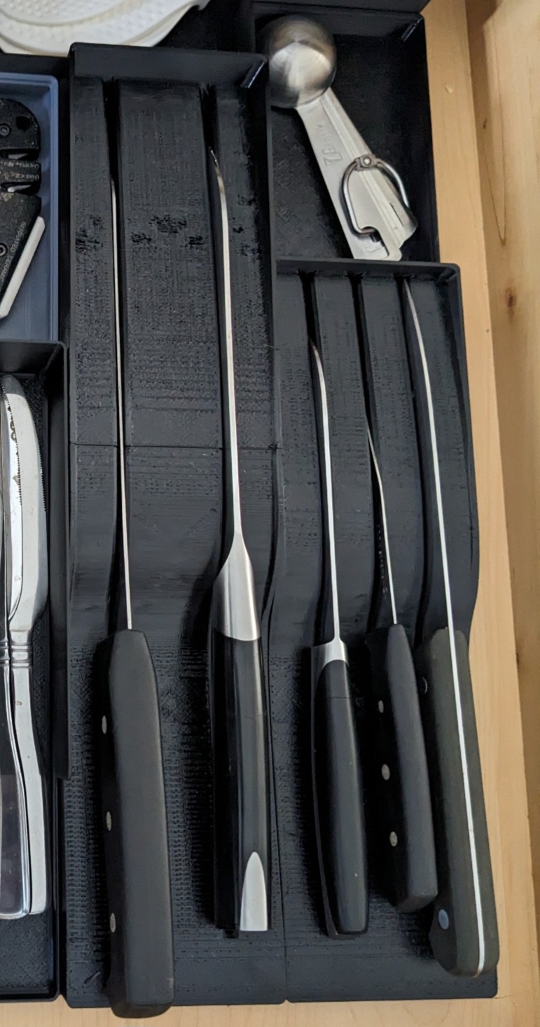 4 Gridfinity Kitchen Knife Blocks - photo 2
