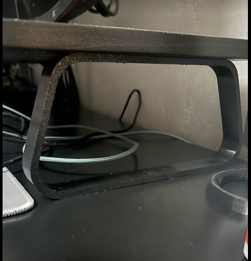 Simple desk shelf stand.