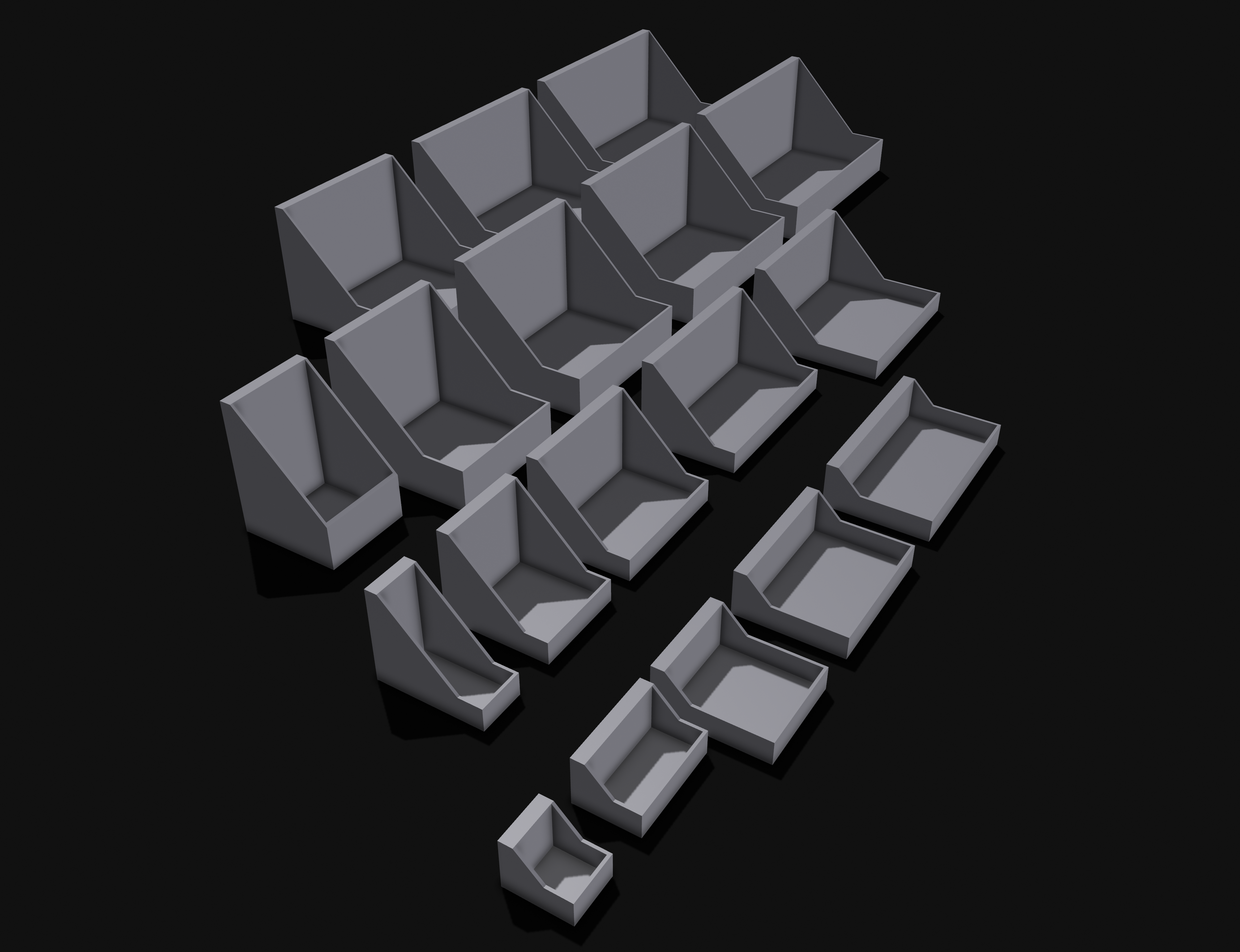 Multiboard open bin system