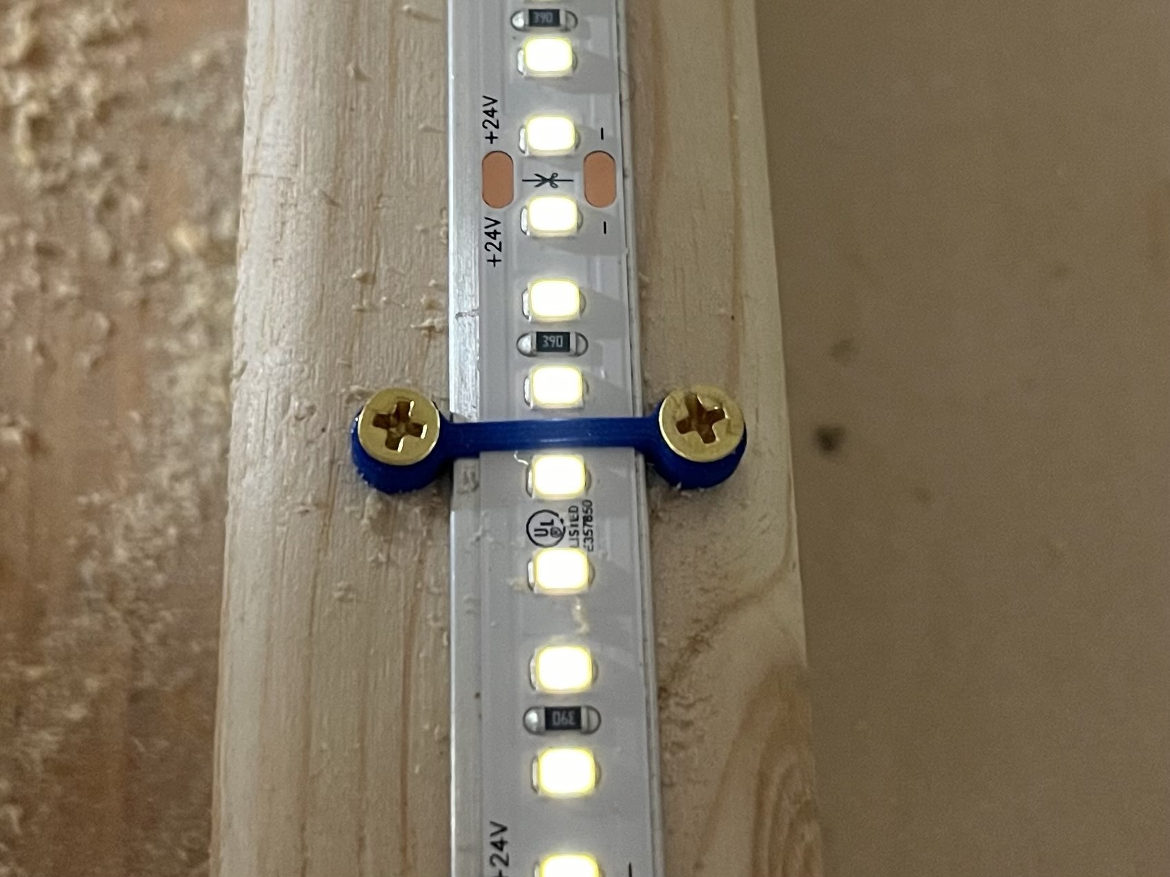 LED Strip Light Mounting Clip for Aluminum Heat Sink