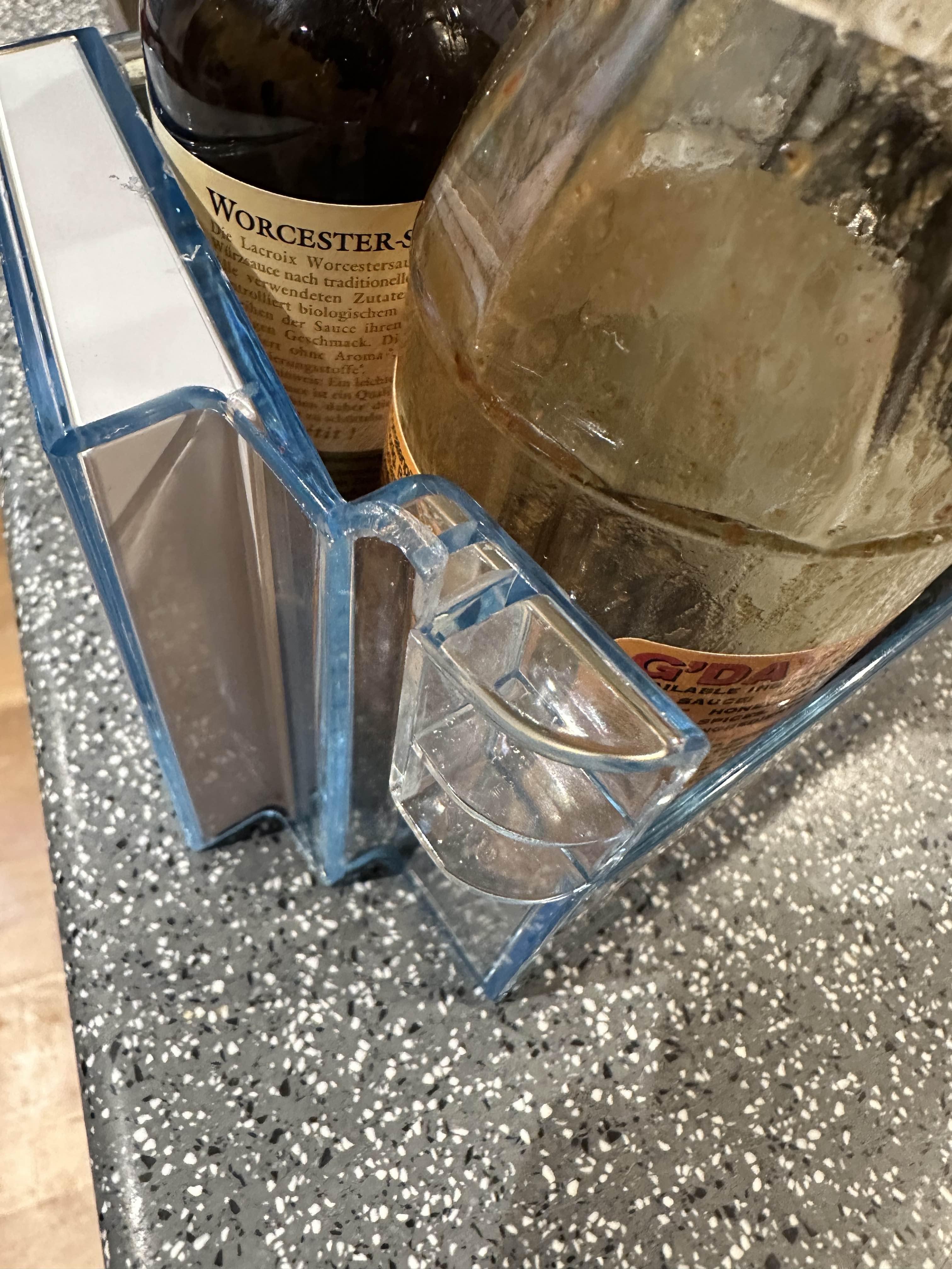 Old Version 1: Replacement fix for BOSCH fridge door tray 00705901 // Ersatzteil Bosch Kühlschrank Türfach - photo 2