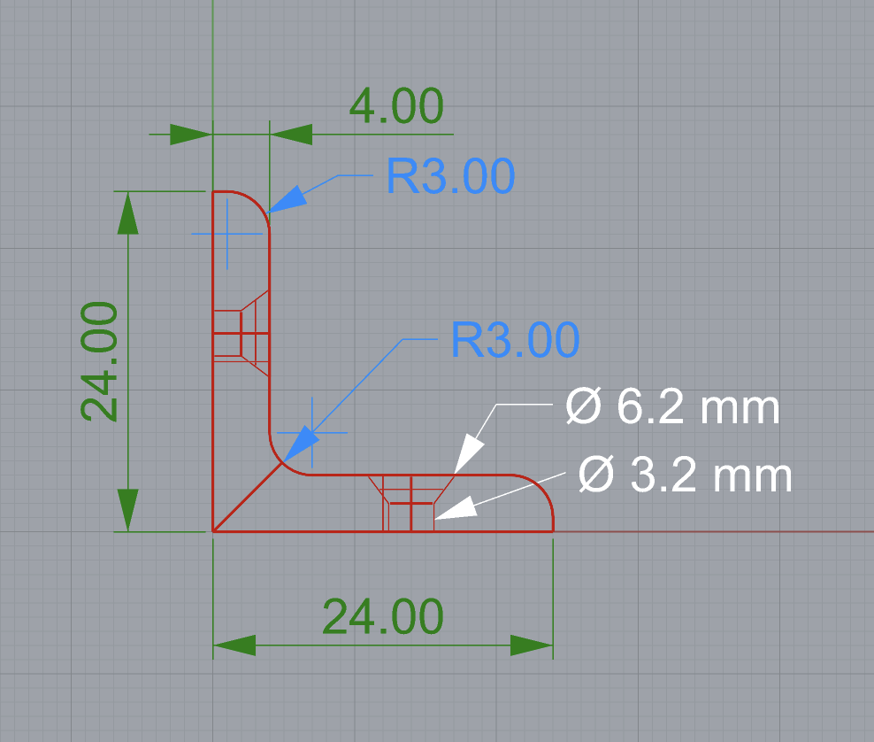 2 holes shelf holder - photo 2