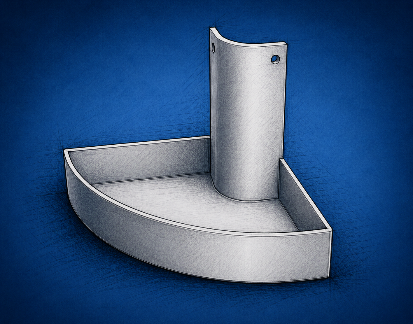 Flashforge AD5X 100mm radial tool tray