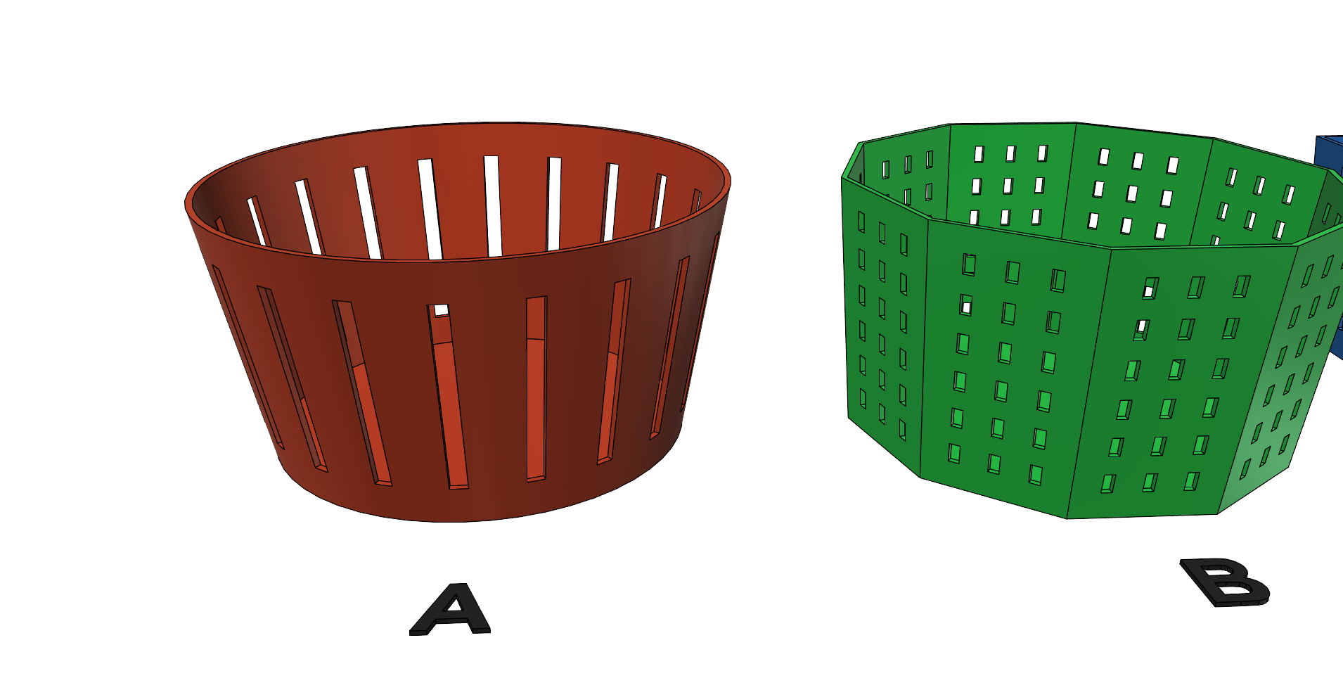 Tray basket bowl easy print - photo 2