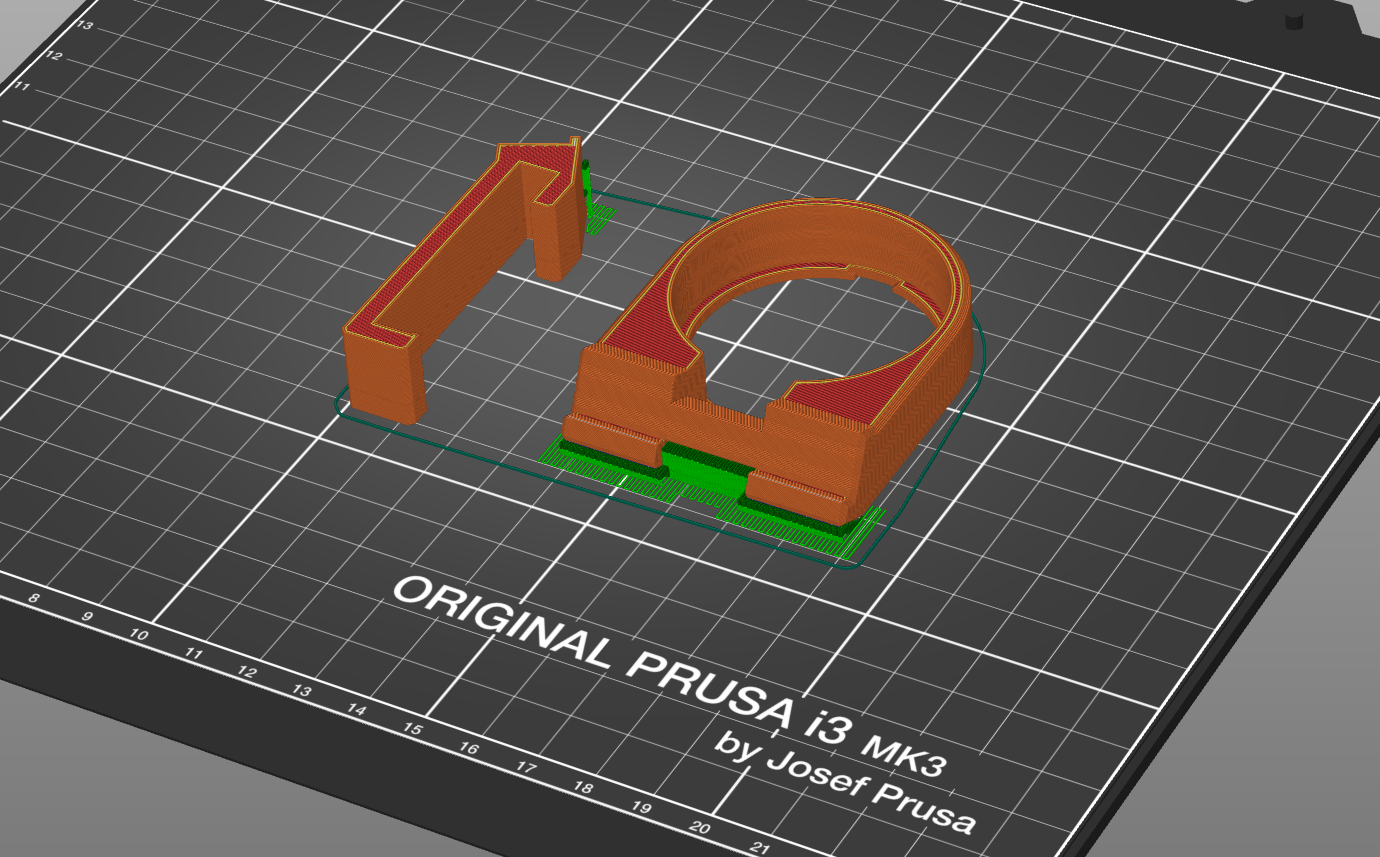 Hygrometer mount (snap on Prusa frame) - photo 3
