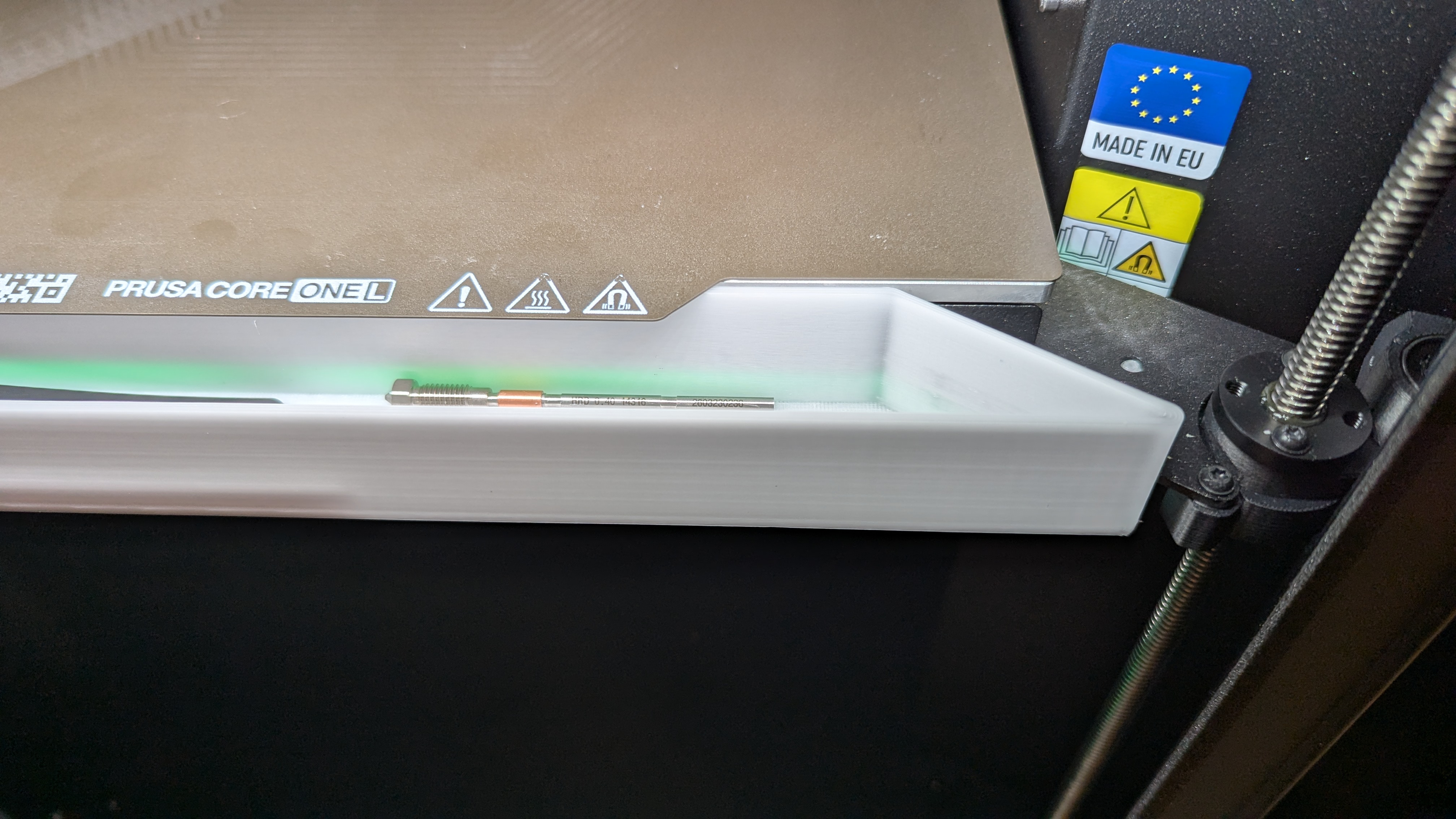 Prusa Core One L Clip on tray - photo 3