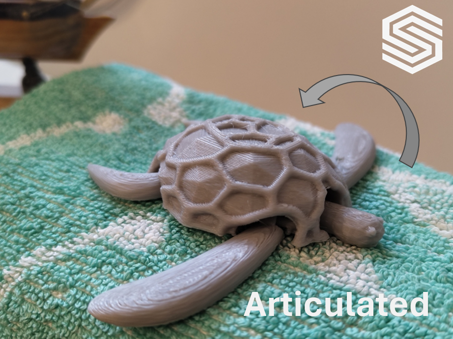 Articulated Turtle Toy (Multi or single color) - photo 2