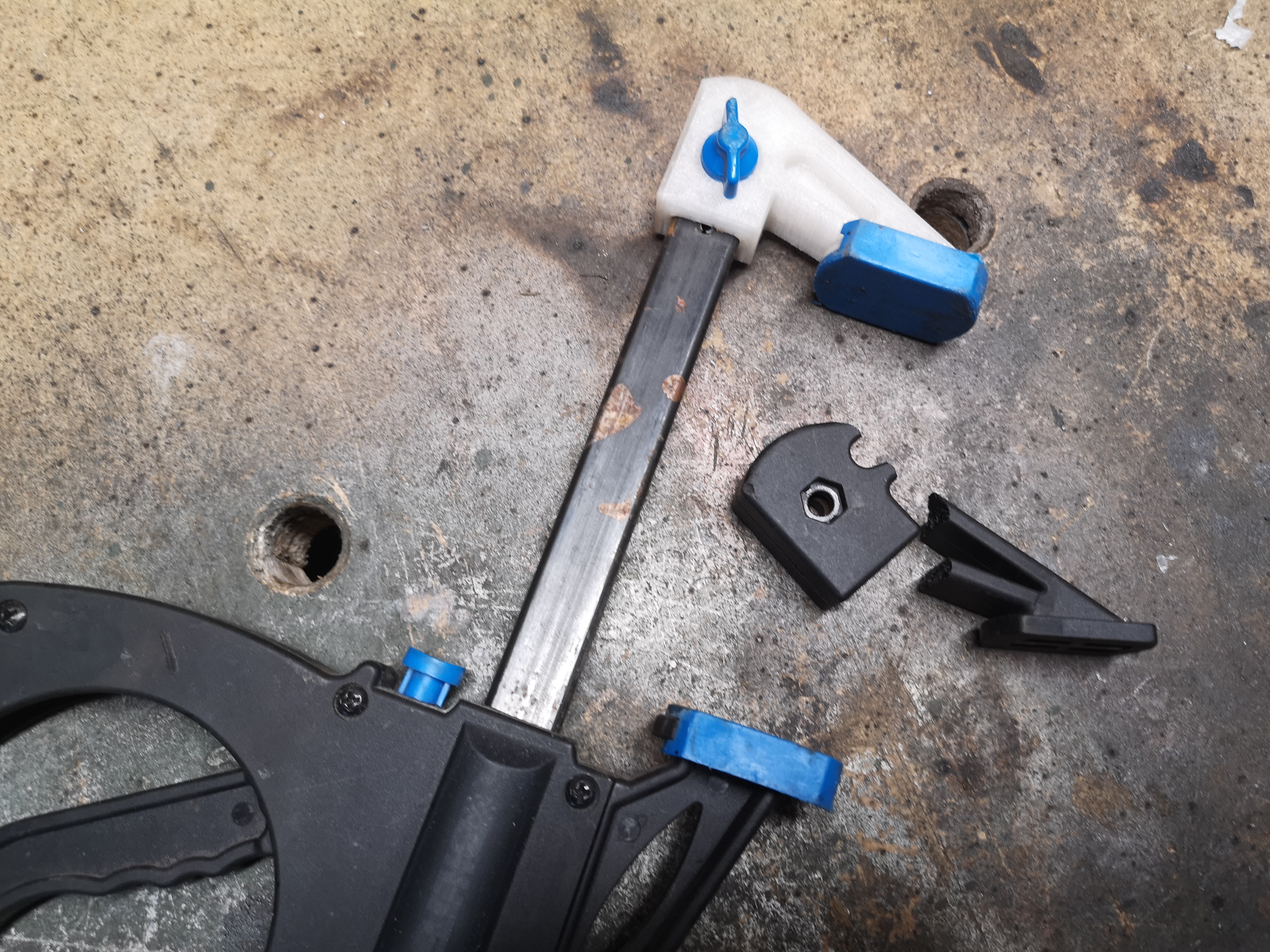 Spare clamp part