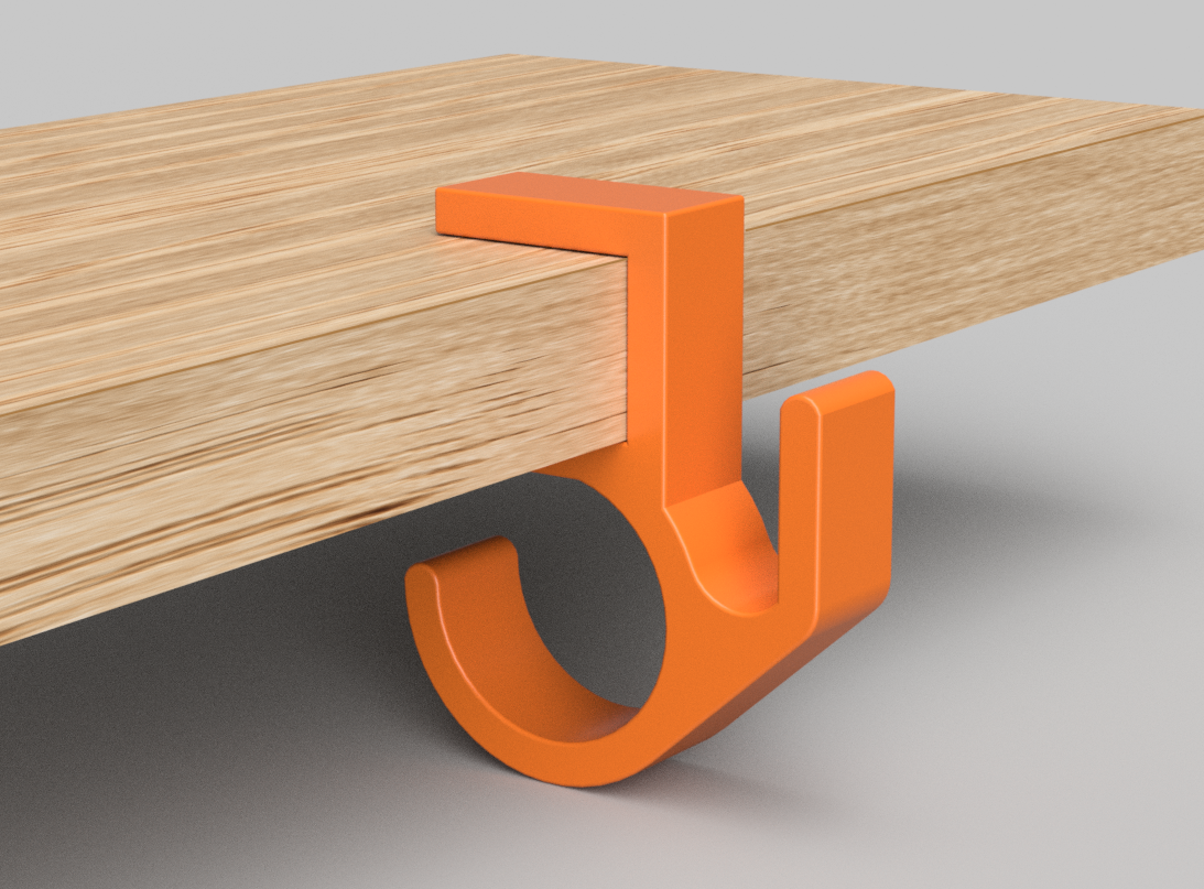 Desk cable management - Cable holder