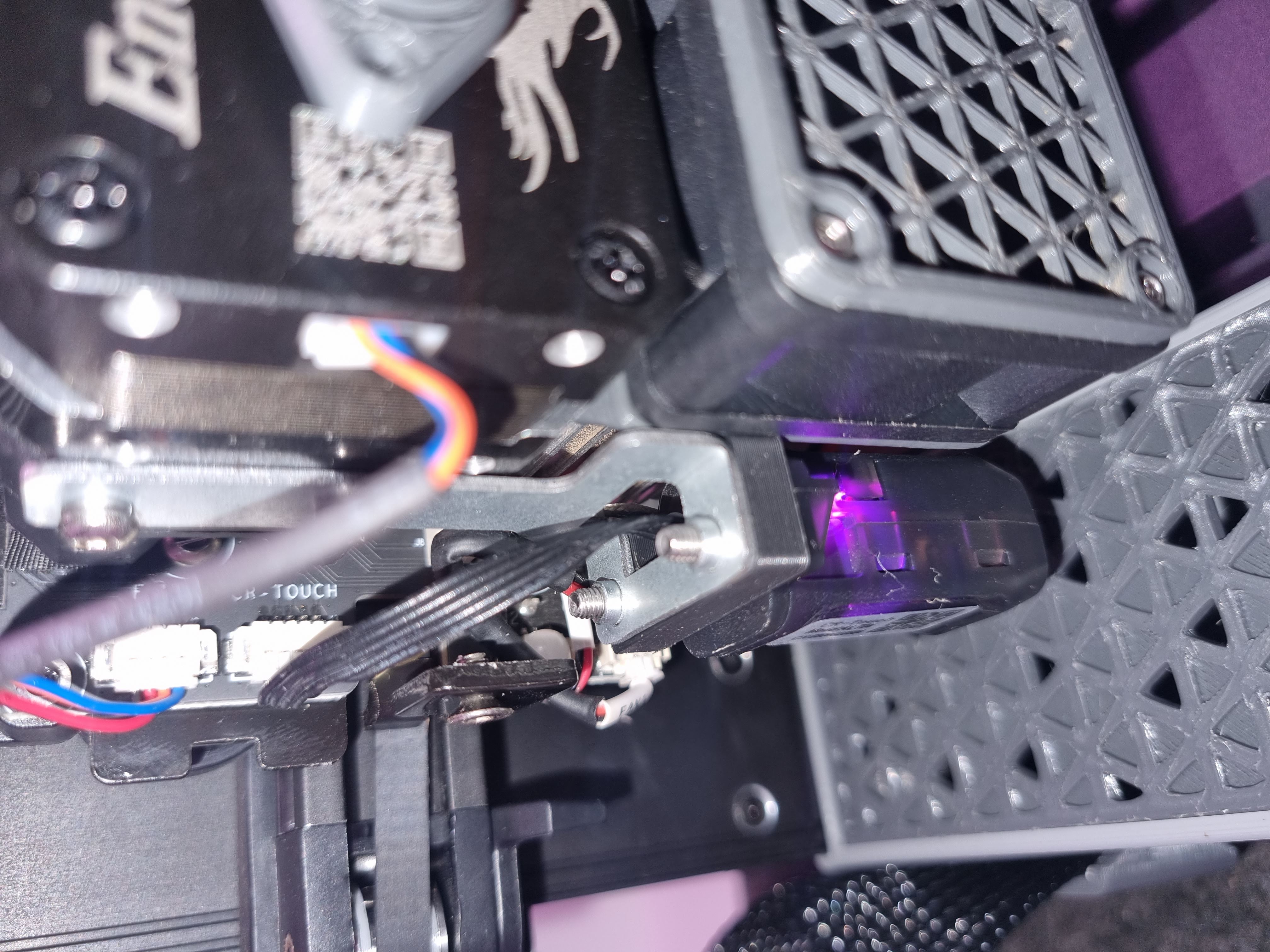 Ender 3 V3 SE CR Touch Spacer for KE/K1 Hotend - photo 2