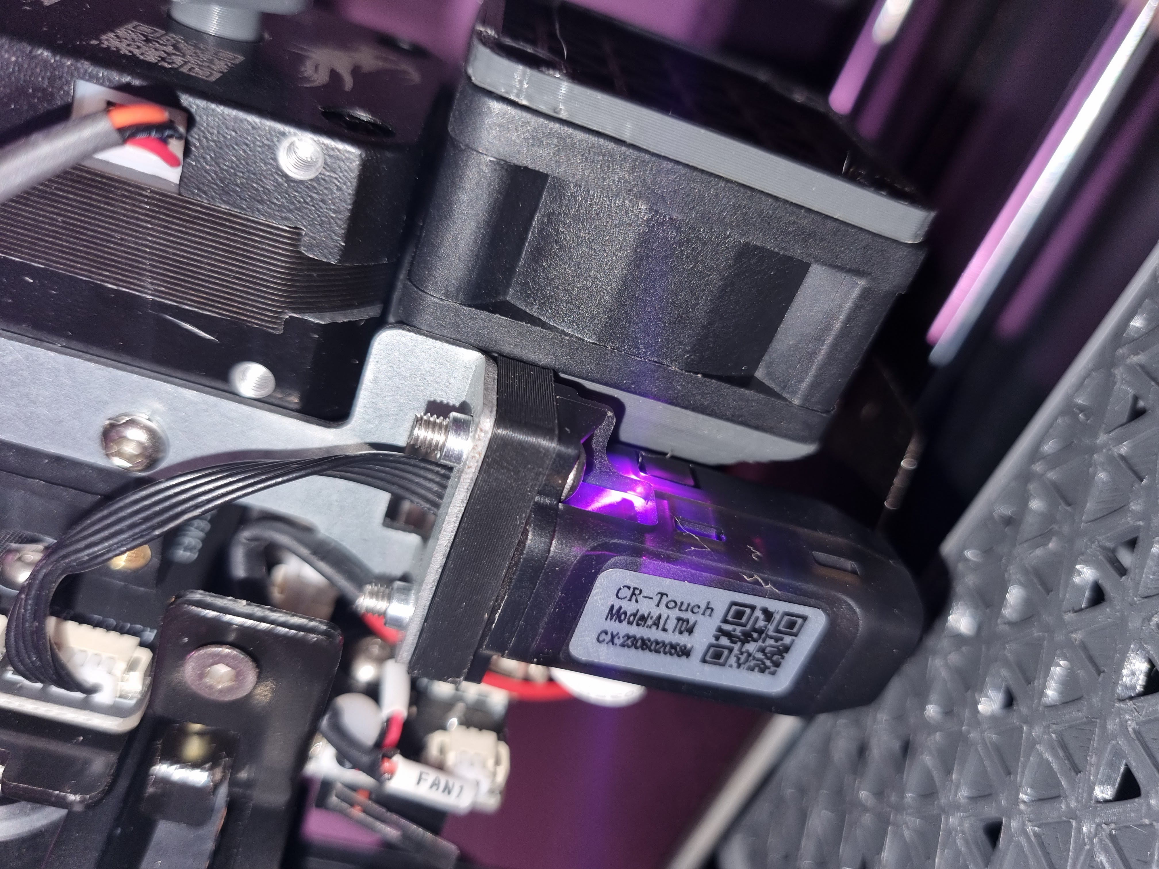 Ender 3 V3 SE CR Touch Spacer for KE/K1 Hotend - photo 3