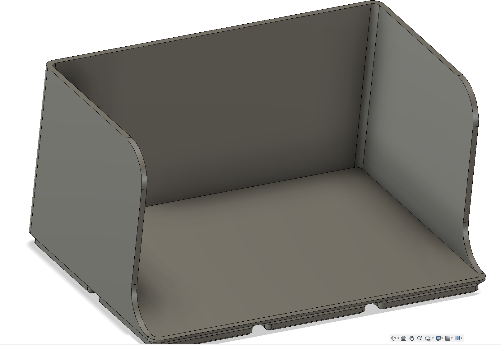 Gridfinity Modular Kitchen 3x2 End Cap
