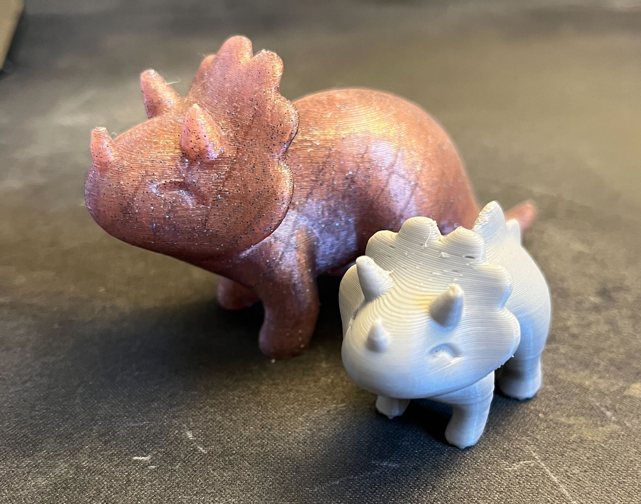 Cute Stylized Triceratops Dinosaur Toy - photo 2