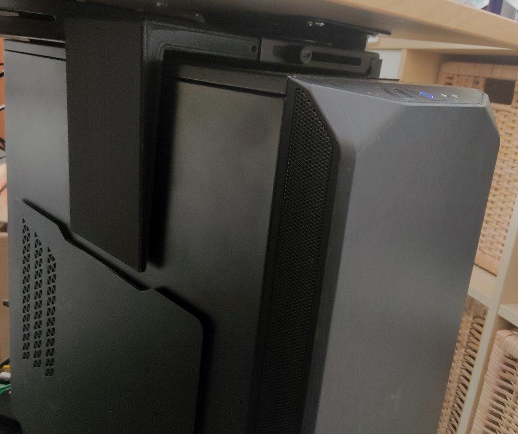 Extension for under-desk PC tower mount extension. Productname: CPU-Holder  - photo 2