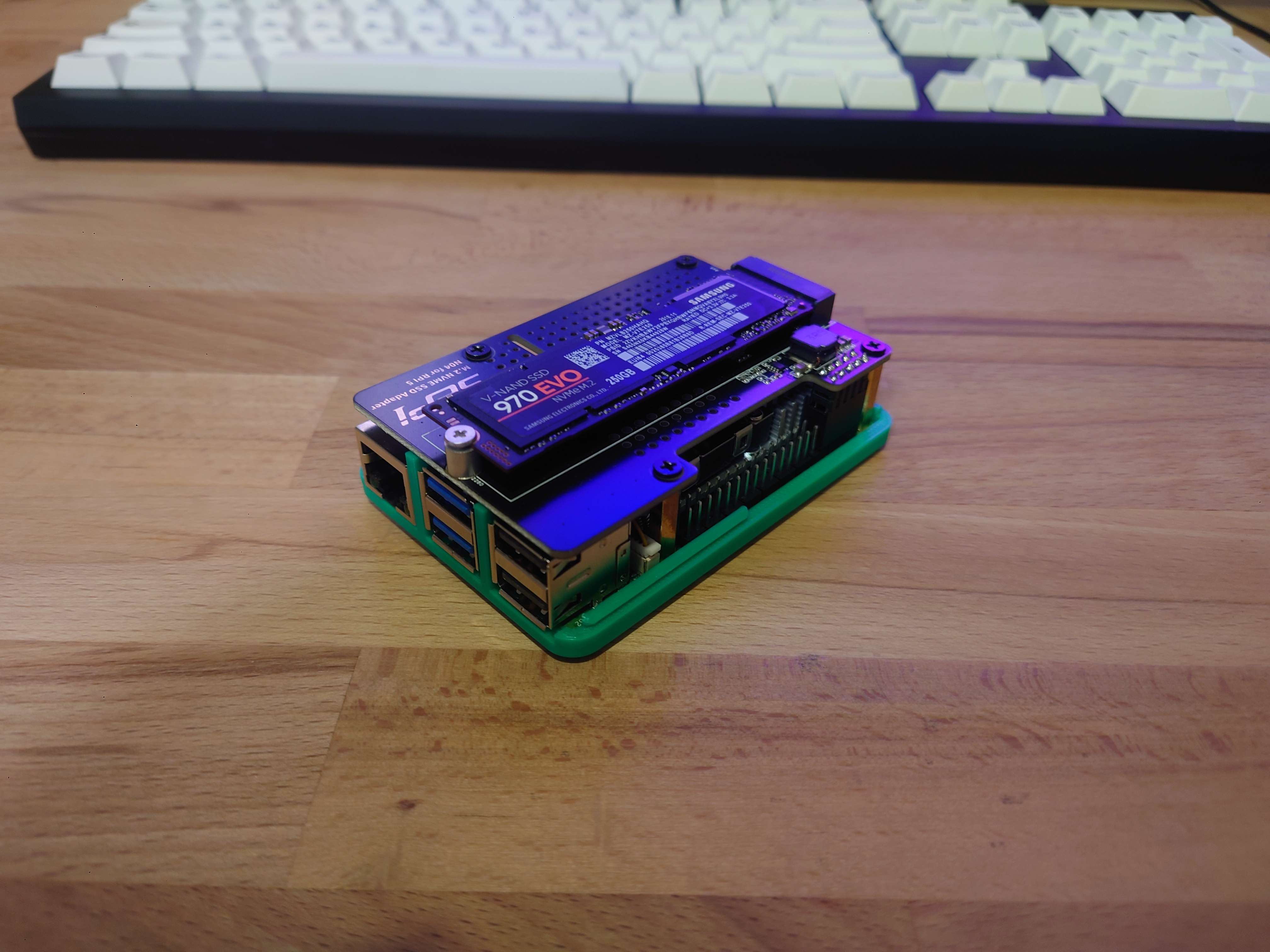 Raspberry Pi 5 NVMe HAT case (snap fit) - photo 3