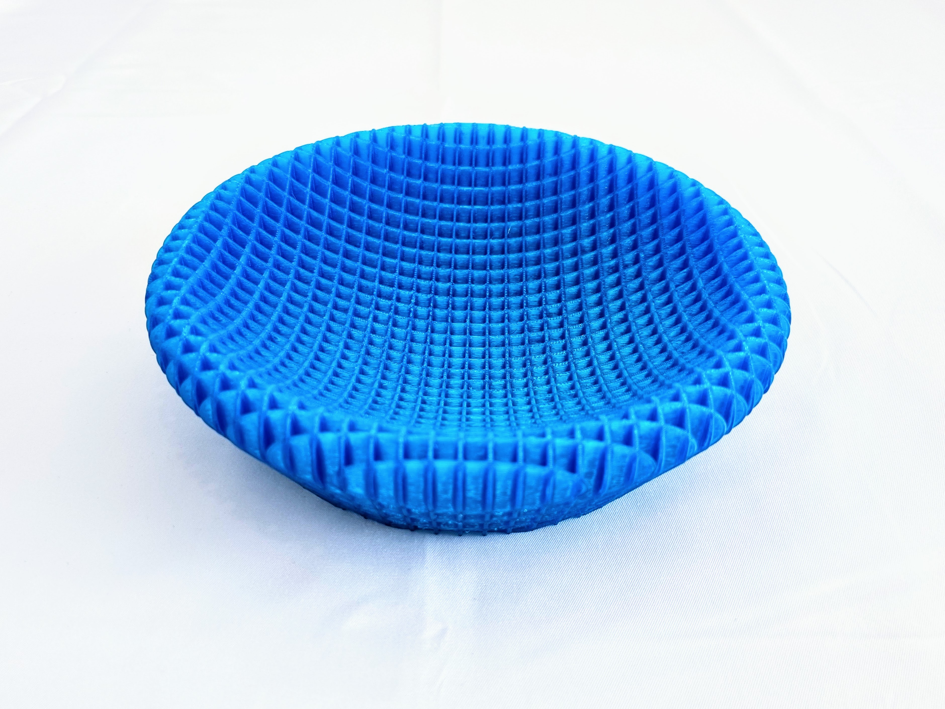 Grid Key or Coins Dish Tray Round - photo 4