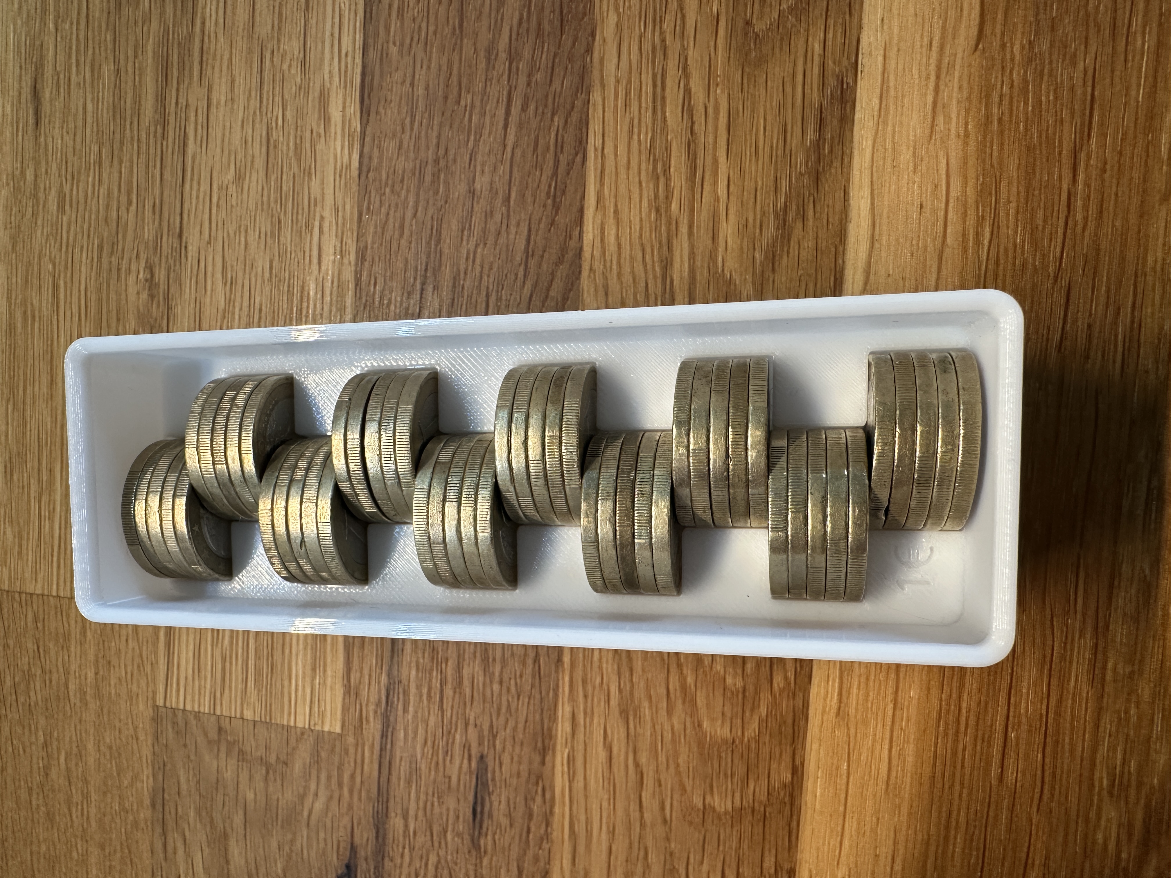 Gridfinity - Coin Tray 1€ - photo 3