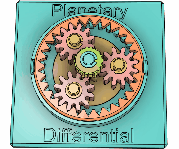 Educational Model of Planetary Differential Gear - photo 2
