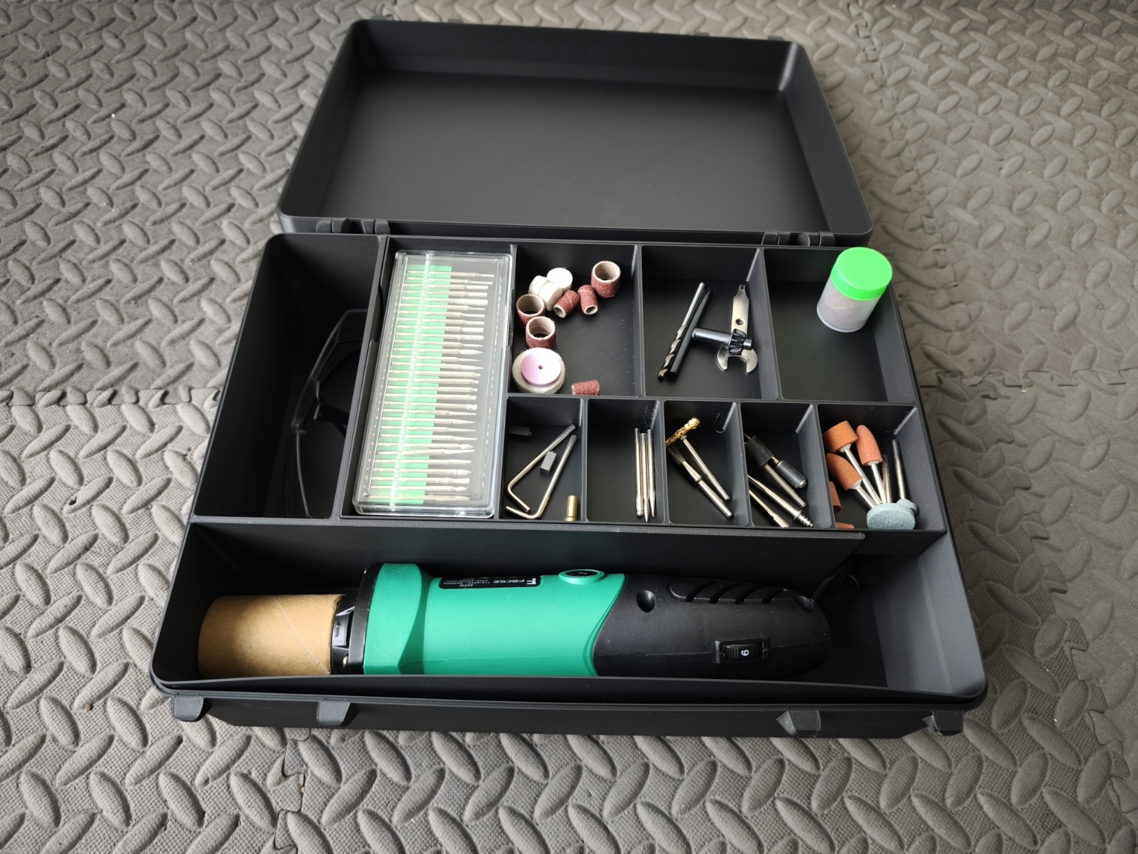 Dremel Tool Box - Tool & Accessories Rugged Organizer Box - photo 2