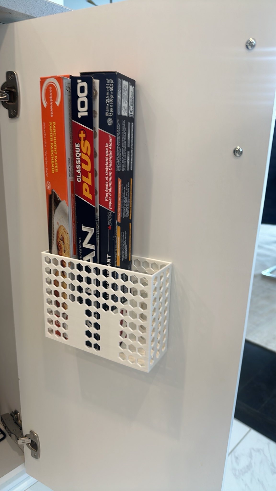 Kitchen storage box for aluminum foil, plastic wrap and baking paper - remix