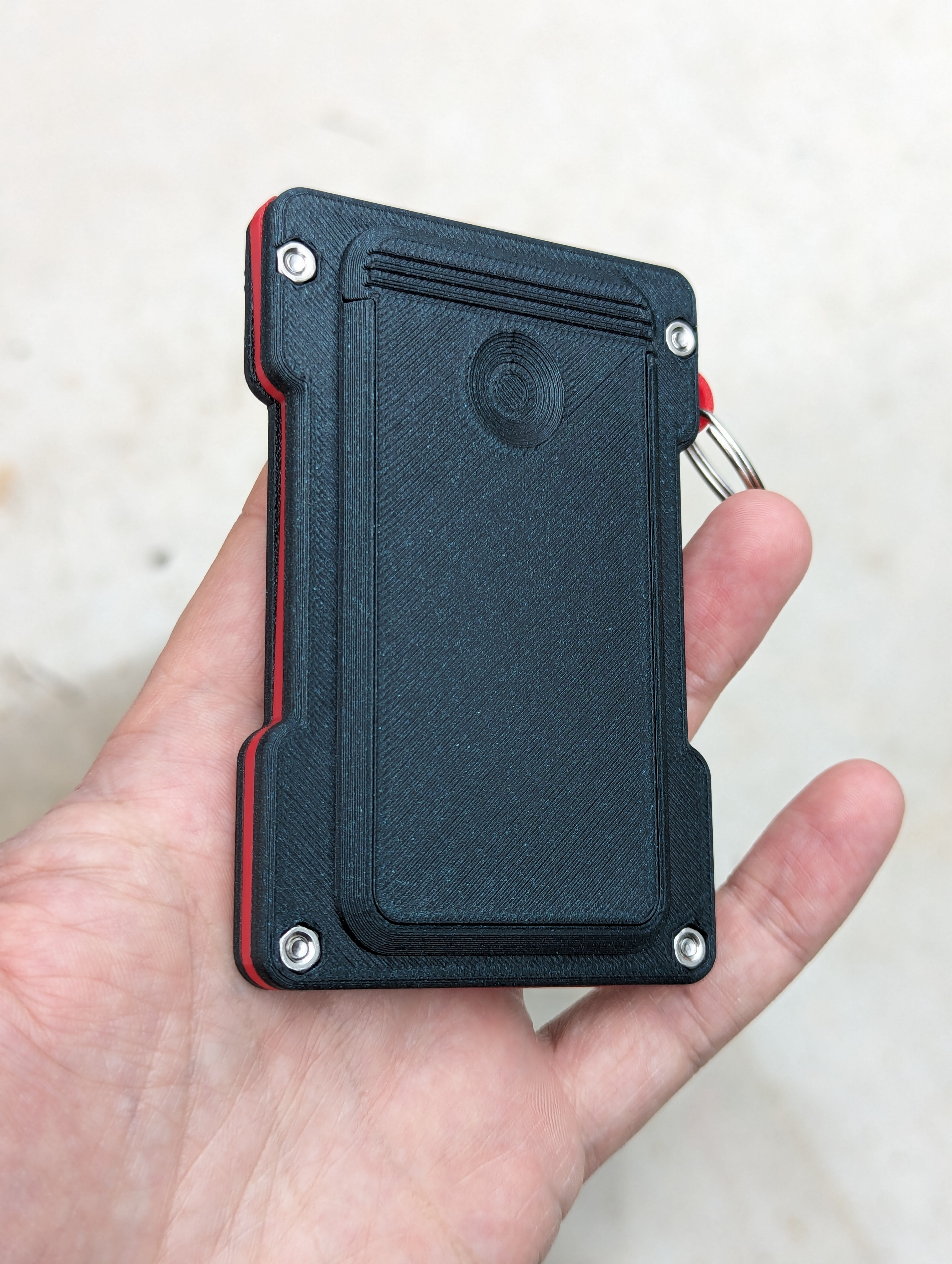 Pop-up credit card wallet spreader with coin/cash storage - 3 card thinner version - photo 2