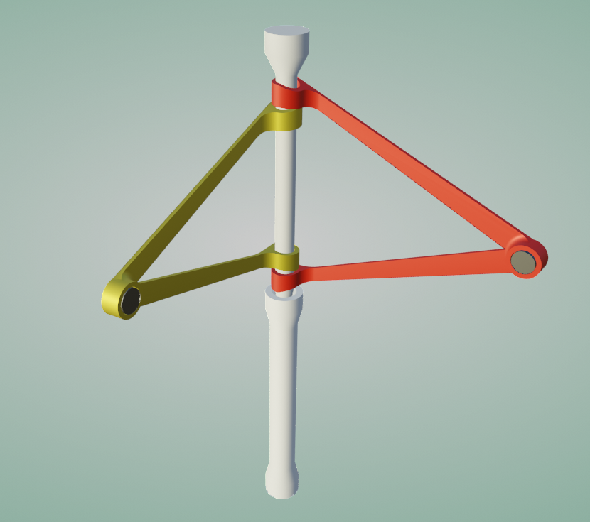 Rotating Toy With Magnetic Force