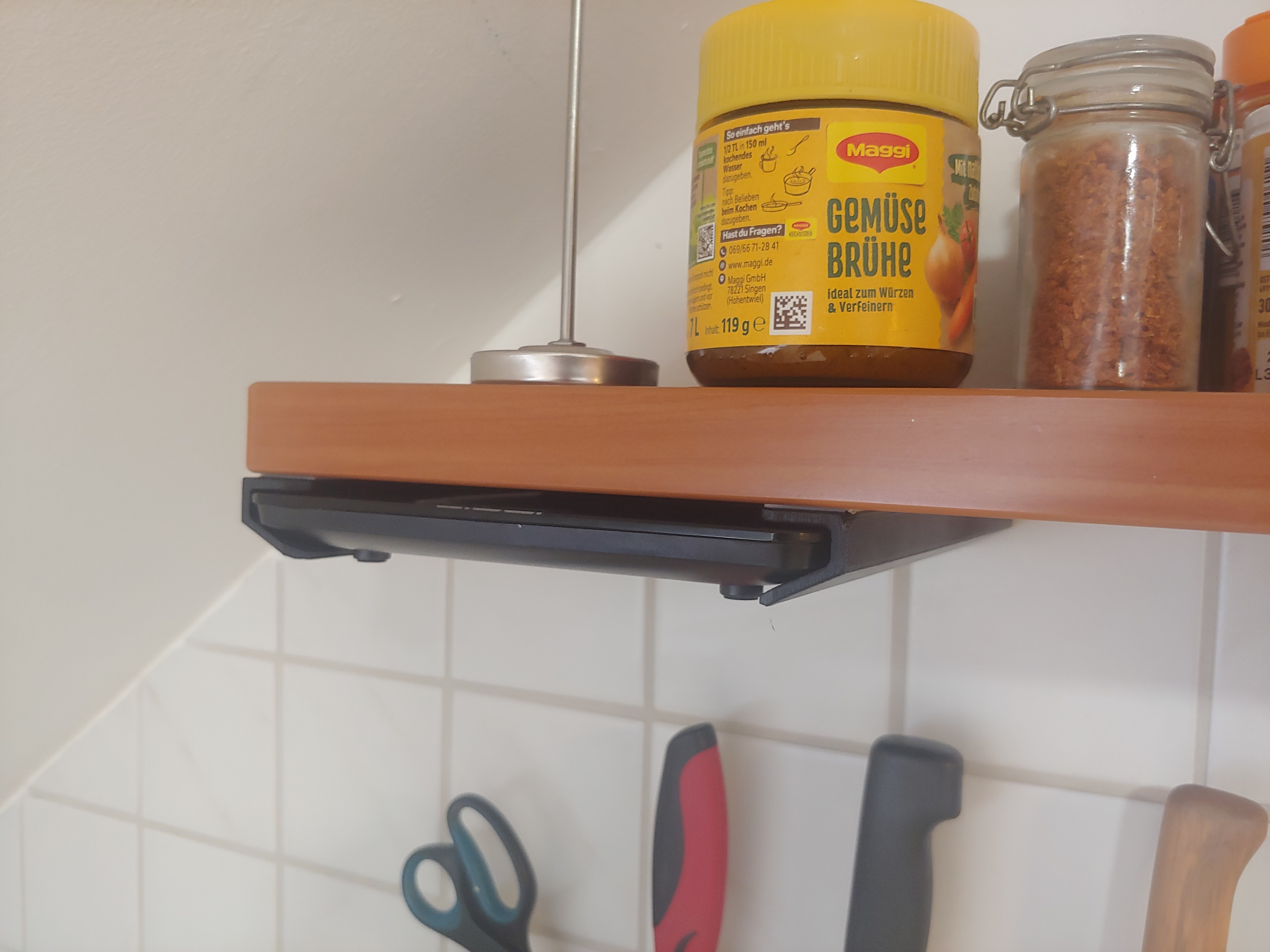 Univeral kitchen scale holder / Universeller Küchenwaagenhalter - photo 2