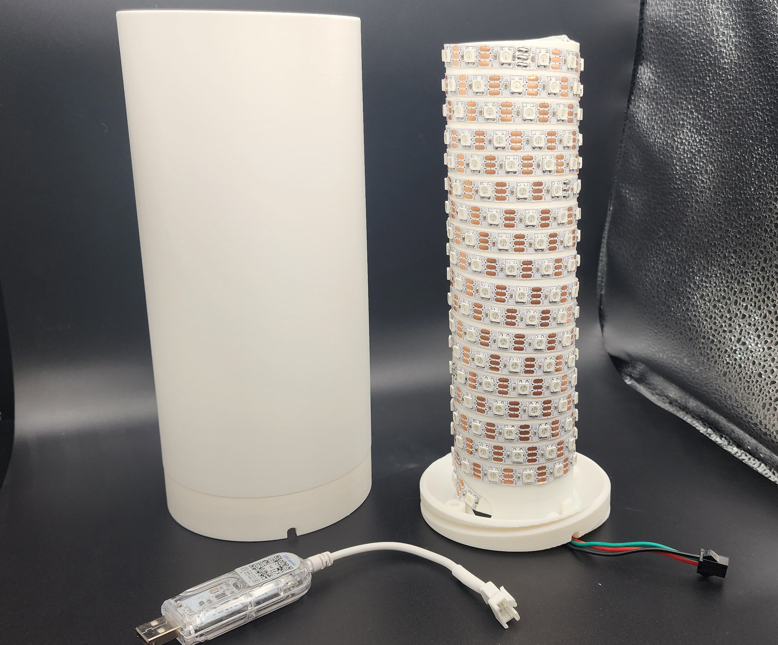 Smooth Cylinder Lamp for LED Strip Lights - photo 3