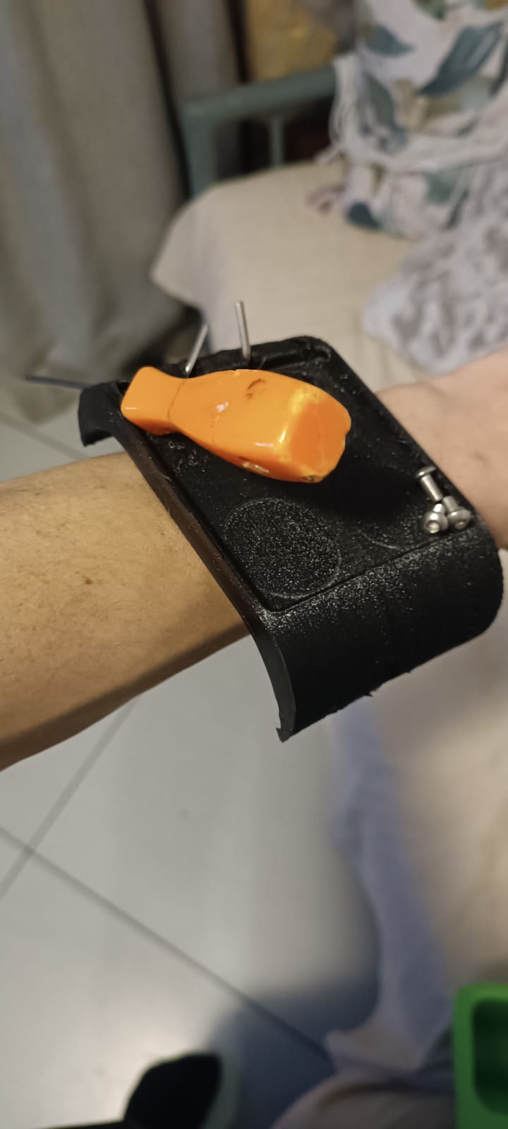 Magnetic Parts Tray and Tool Holder with Wrist Strap