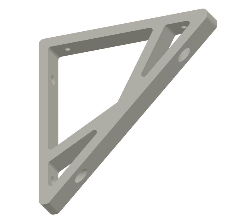 Shelf bracket (parametric) - Podpěra pro poličku (parametrická) - photo 4