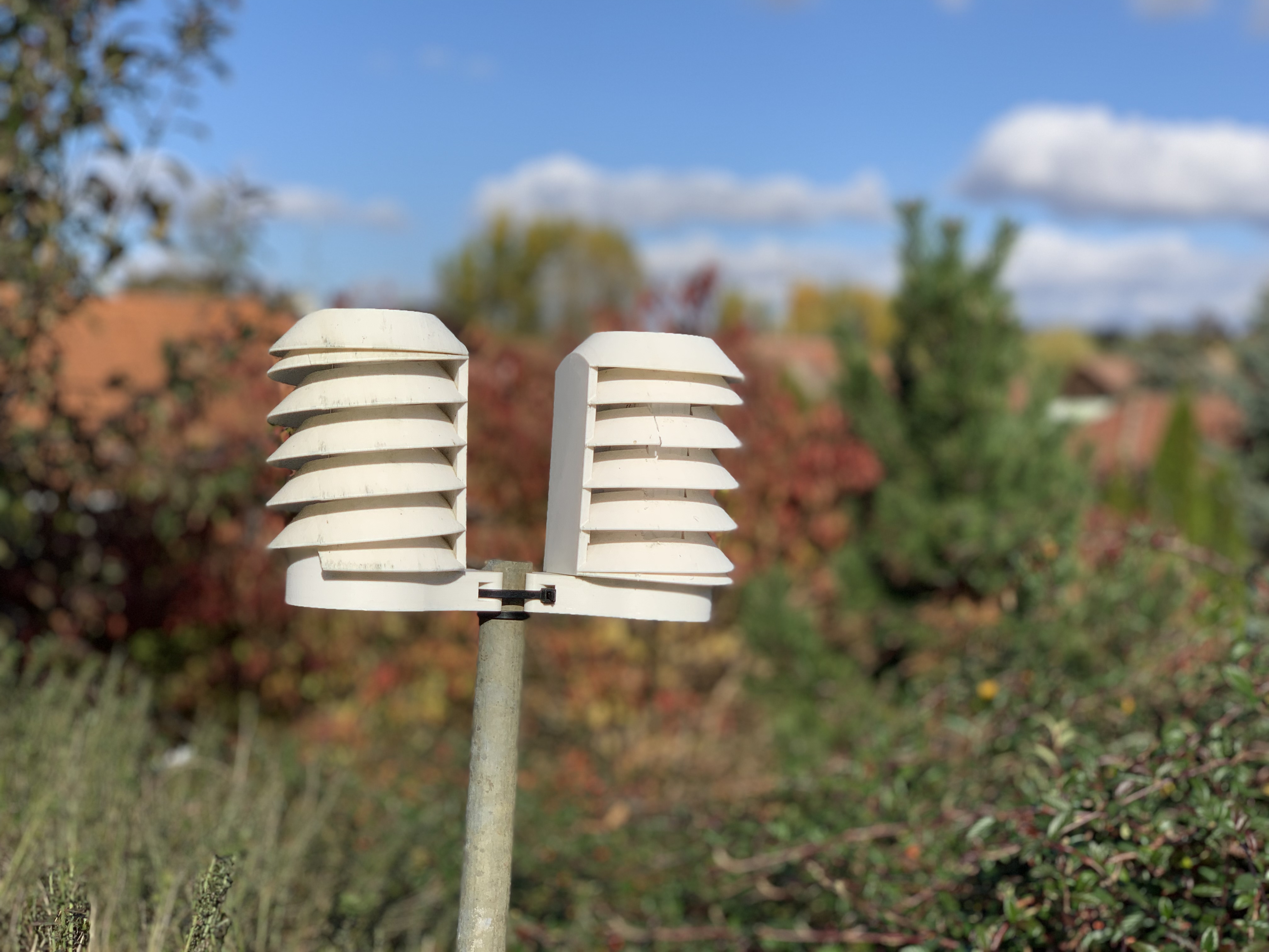 Mount and Radiation Shield for Netatmo and Generic 433MHz Weather Station - photo 2