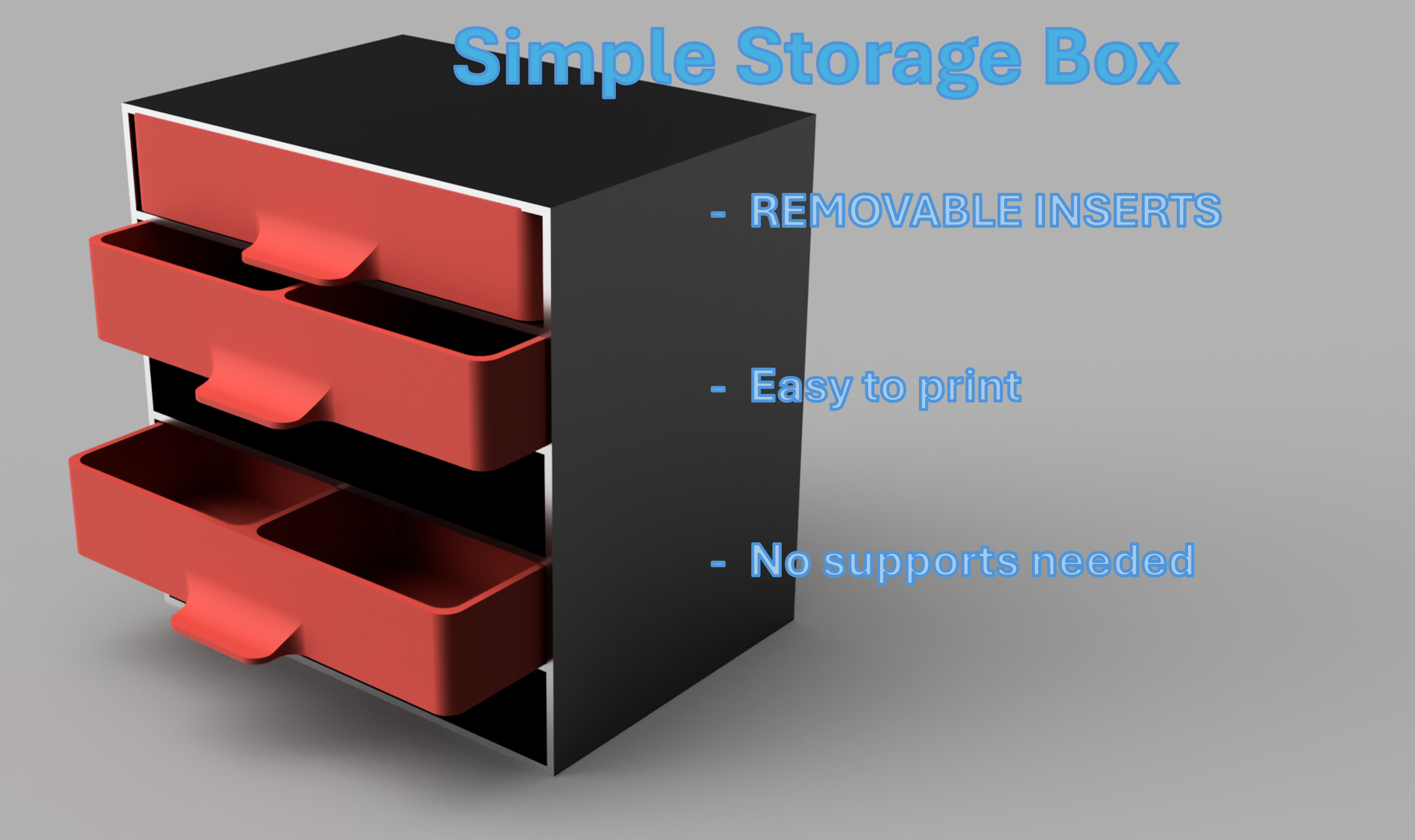 Storage Drawer Box S