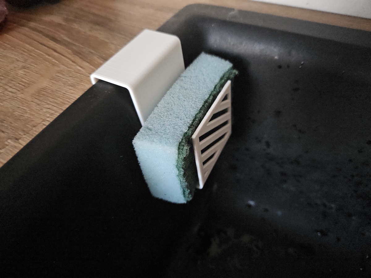 Kitchen sink sponge holder (remixed)