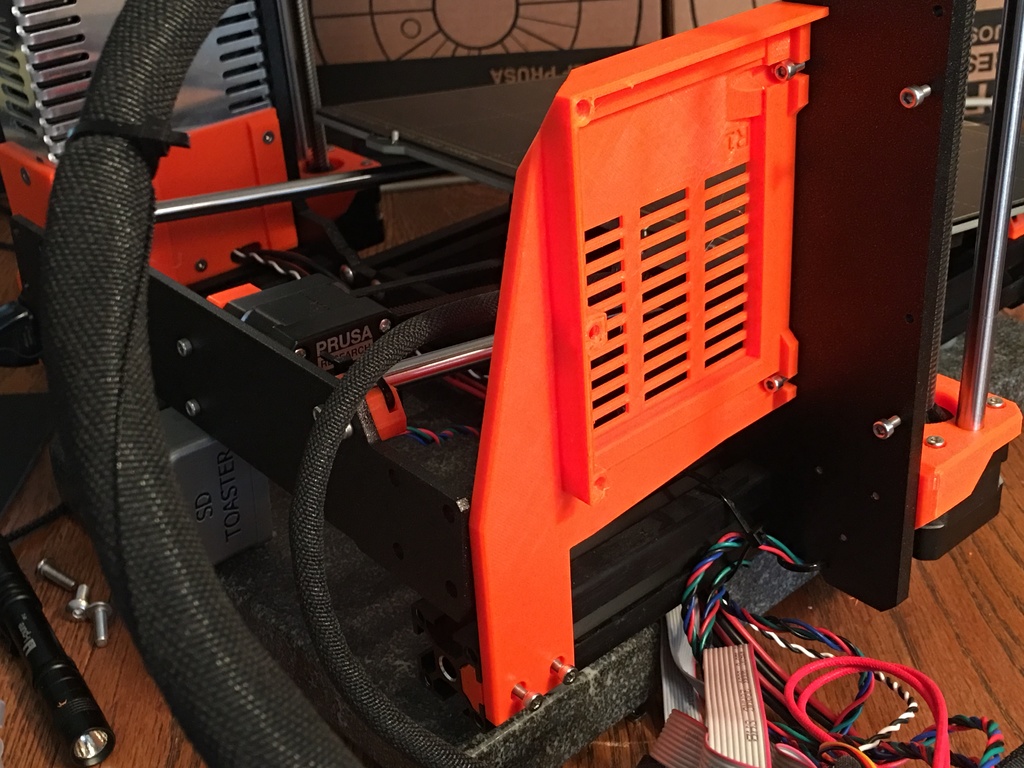 Prusa MK3S+ Frame Brace  - Replaces Einsy Door - photo 4