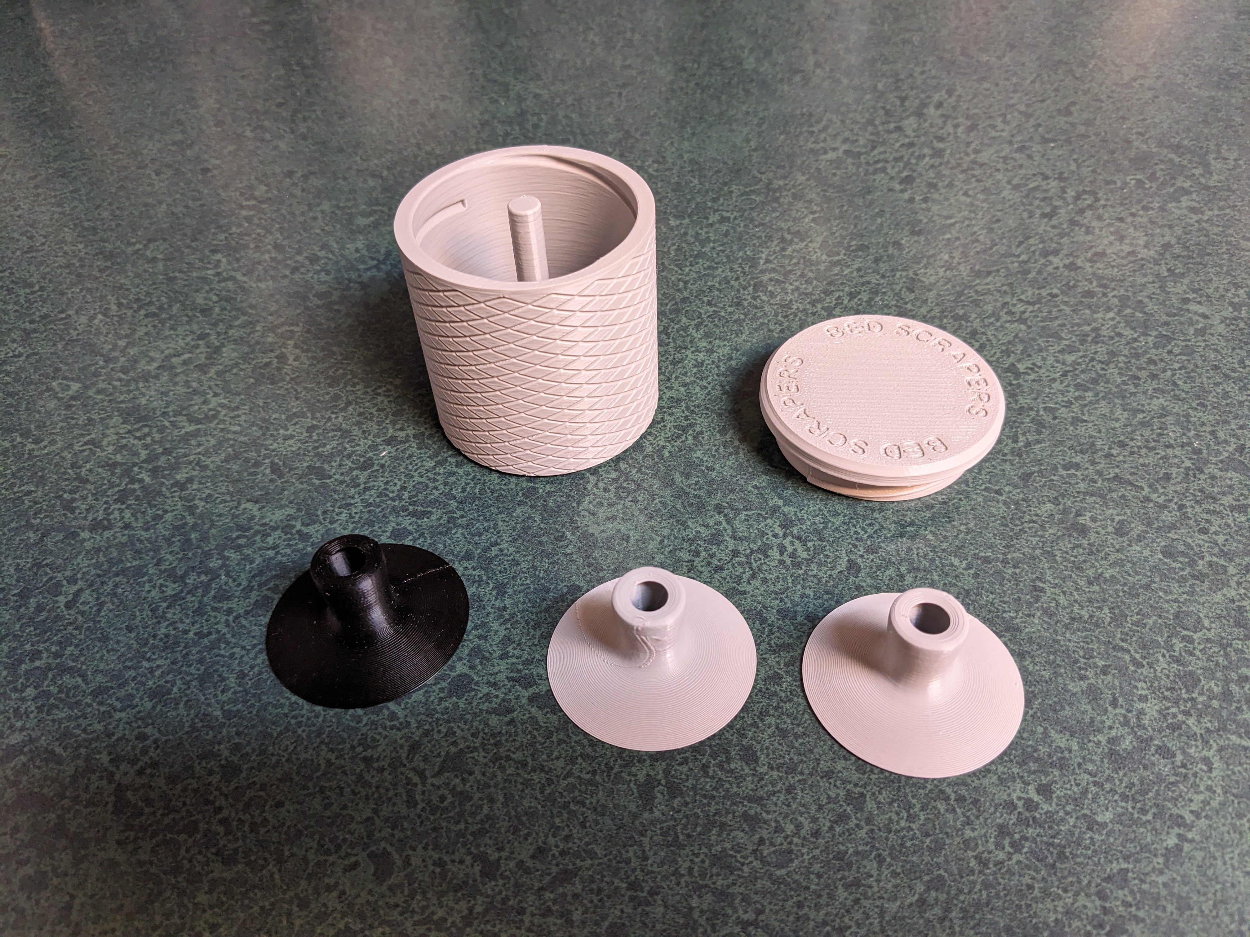 Thin layers scraper storage case