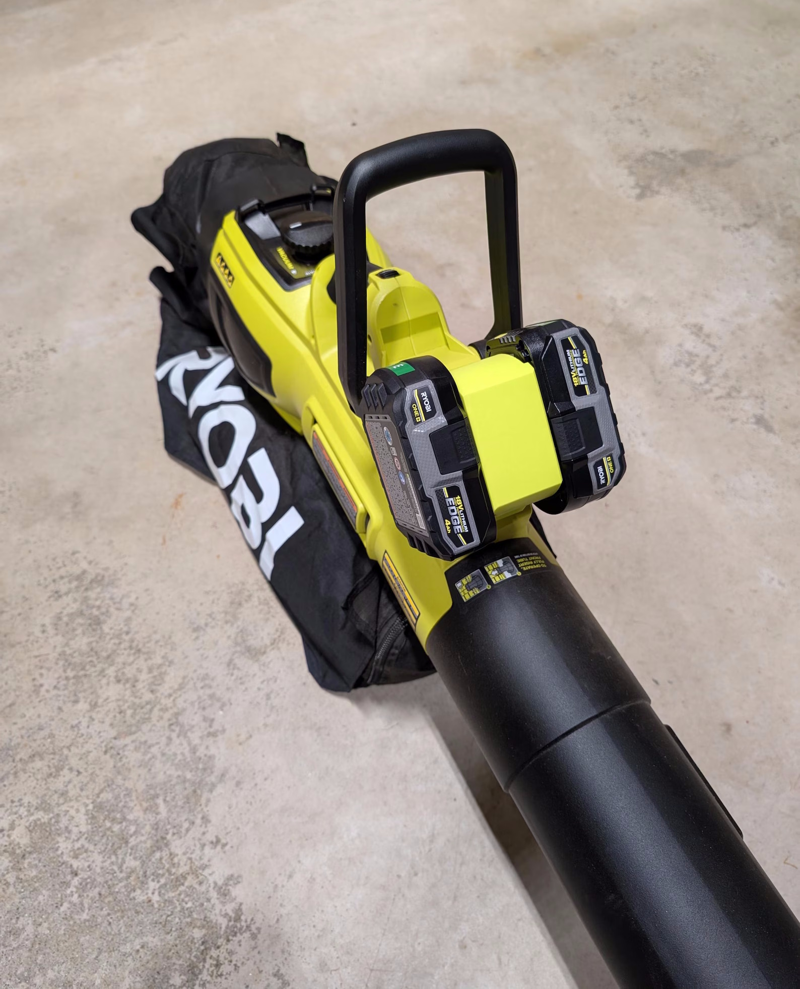 40v side-by-side adapter compatible with Ryobi 18v