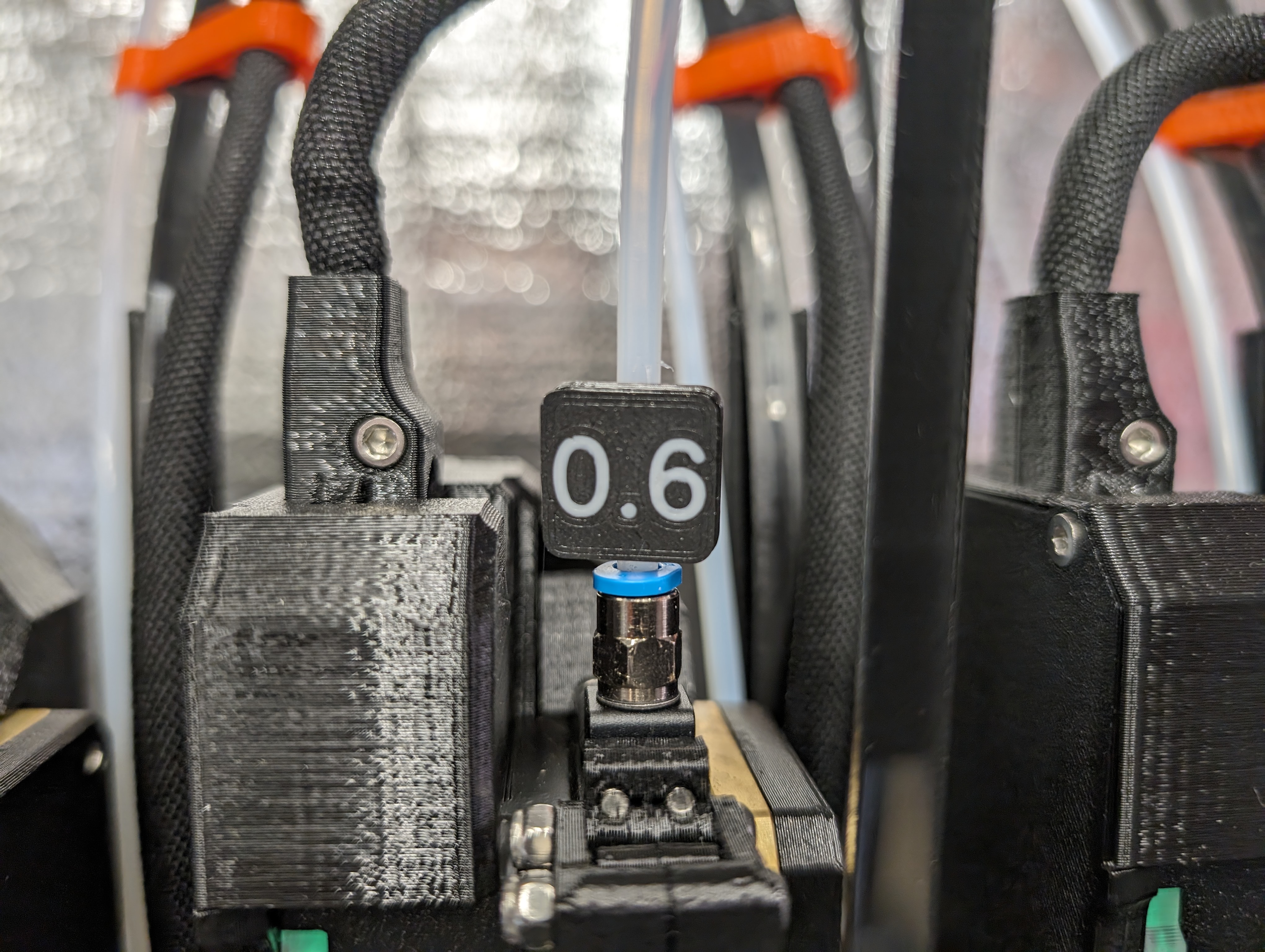 Universal clip-on labels for PTFE tube (Parametric)